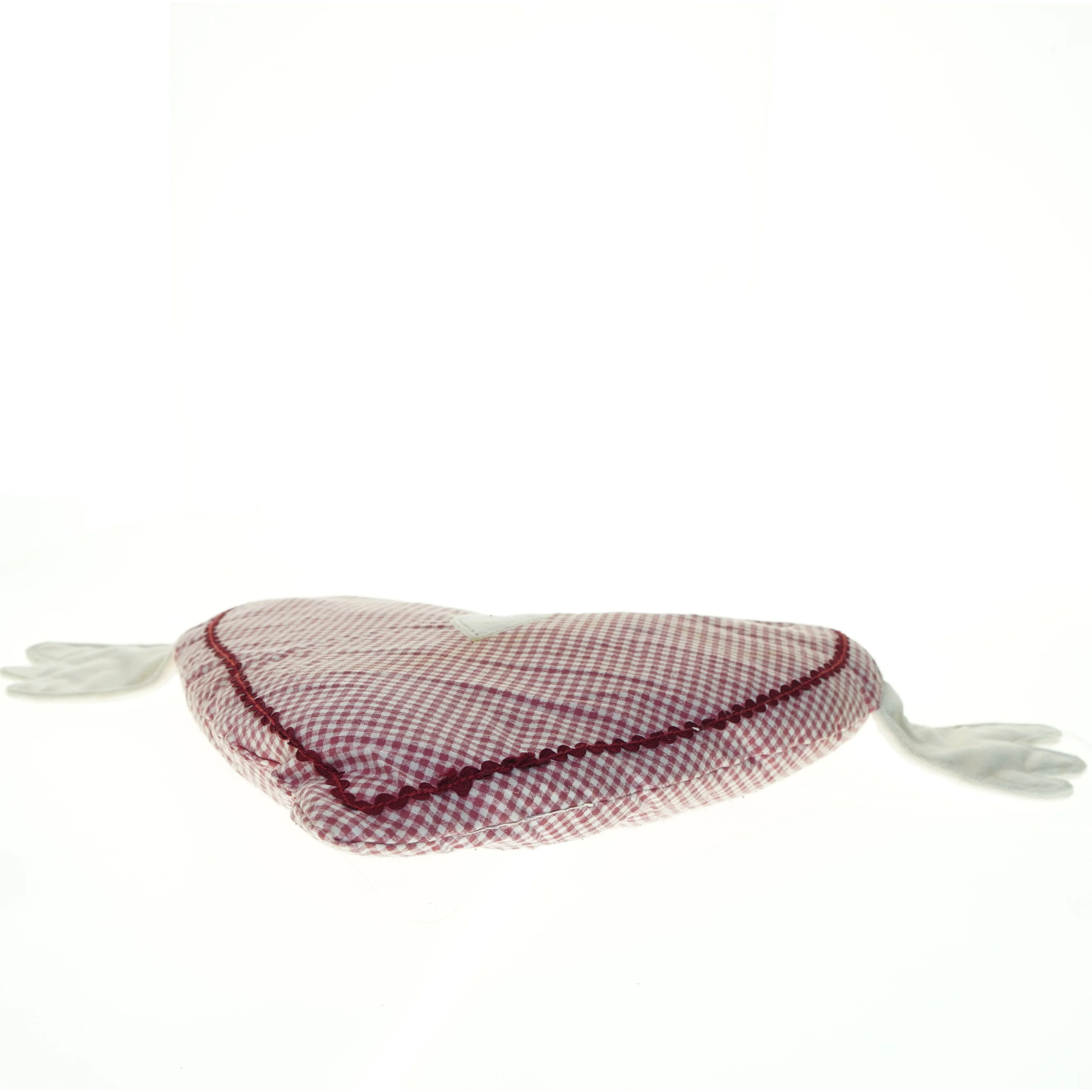 Hjerteformet pude med vinger (str. 40x40 cm)