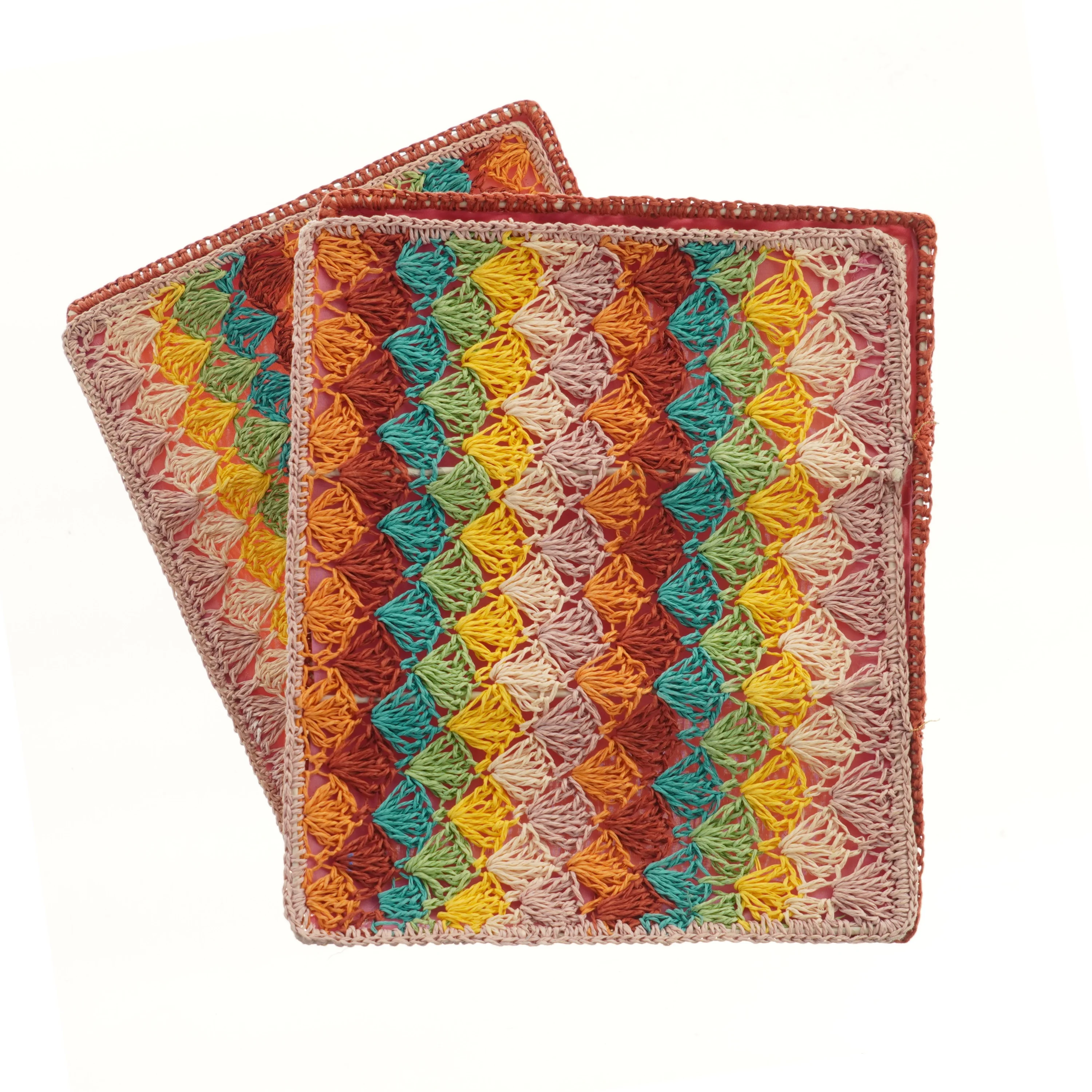 Farverige opbevaringskasser (str. 2 stk 33x29x19 cm)