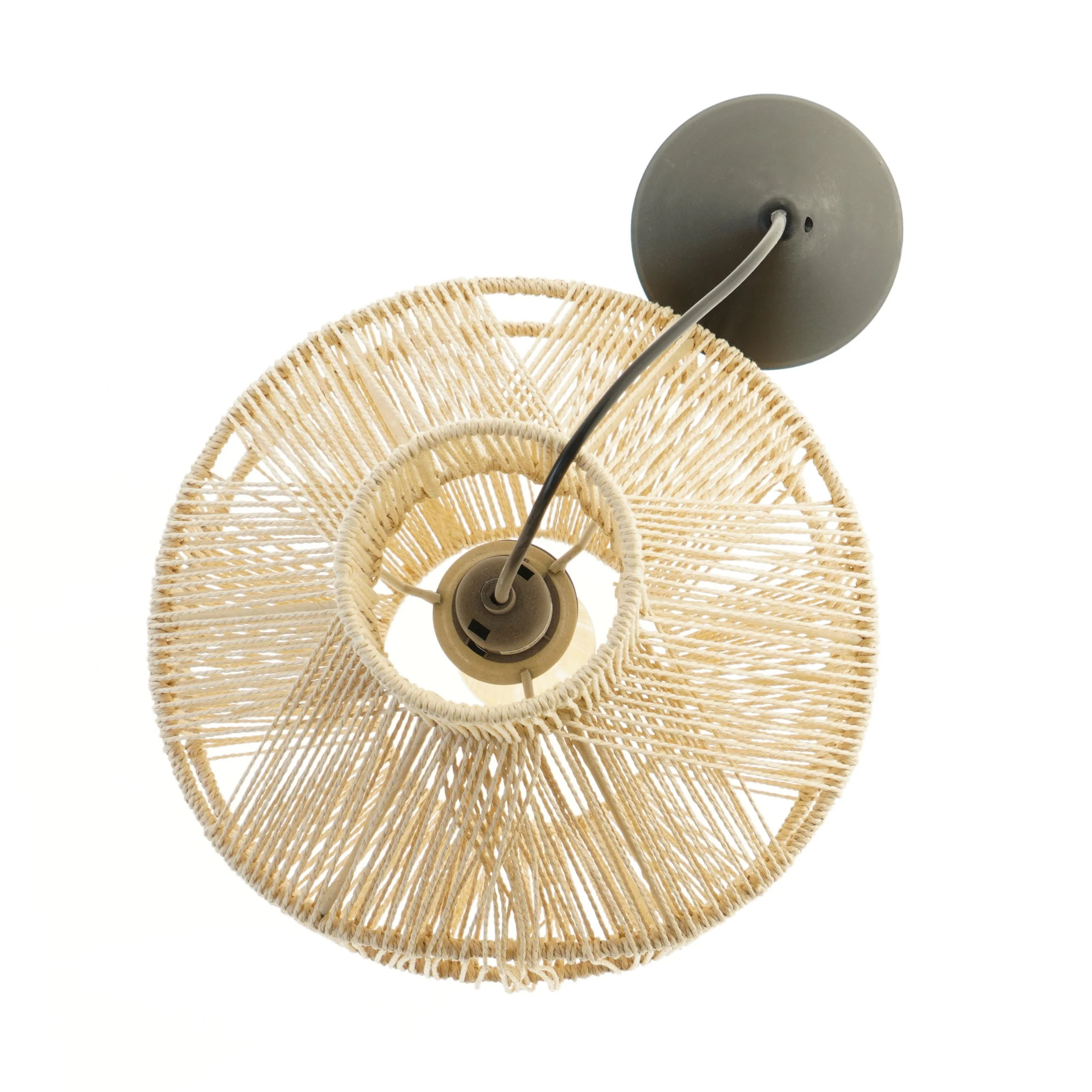 Pendellampe med snor fra Jysk (str. 37 cm)