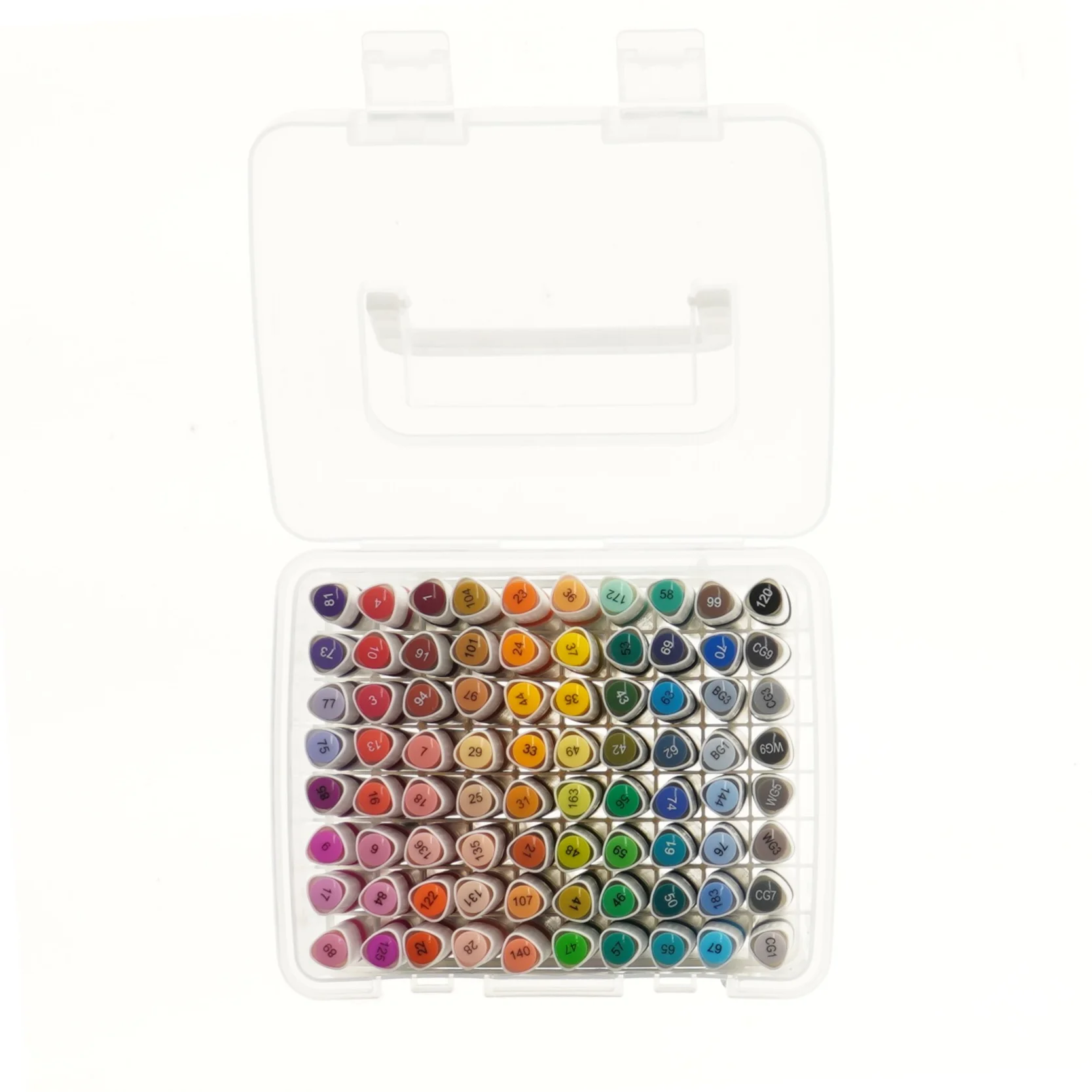 Sæt med 80 tuscher (str. 17x14,5 cm)