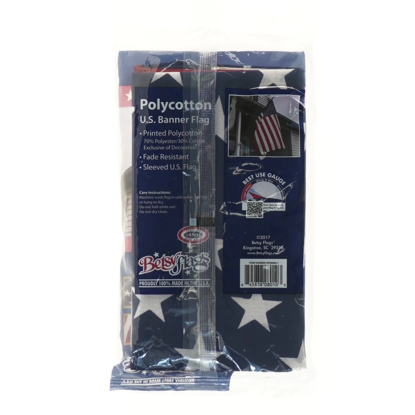 Polycotton amerikansk bannerflag fra Betsy Flags