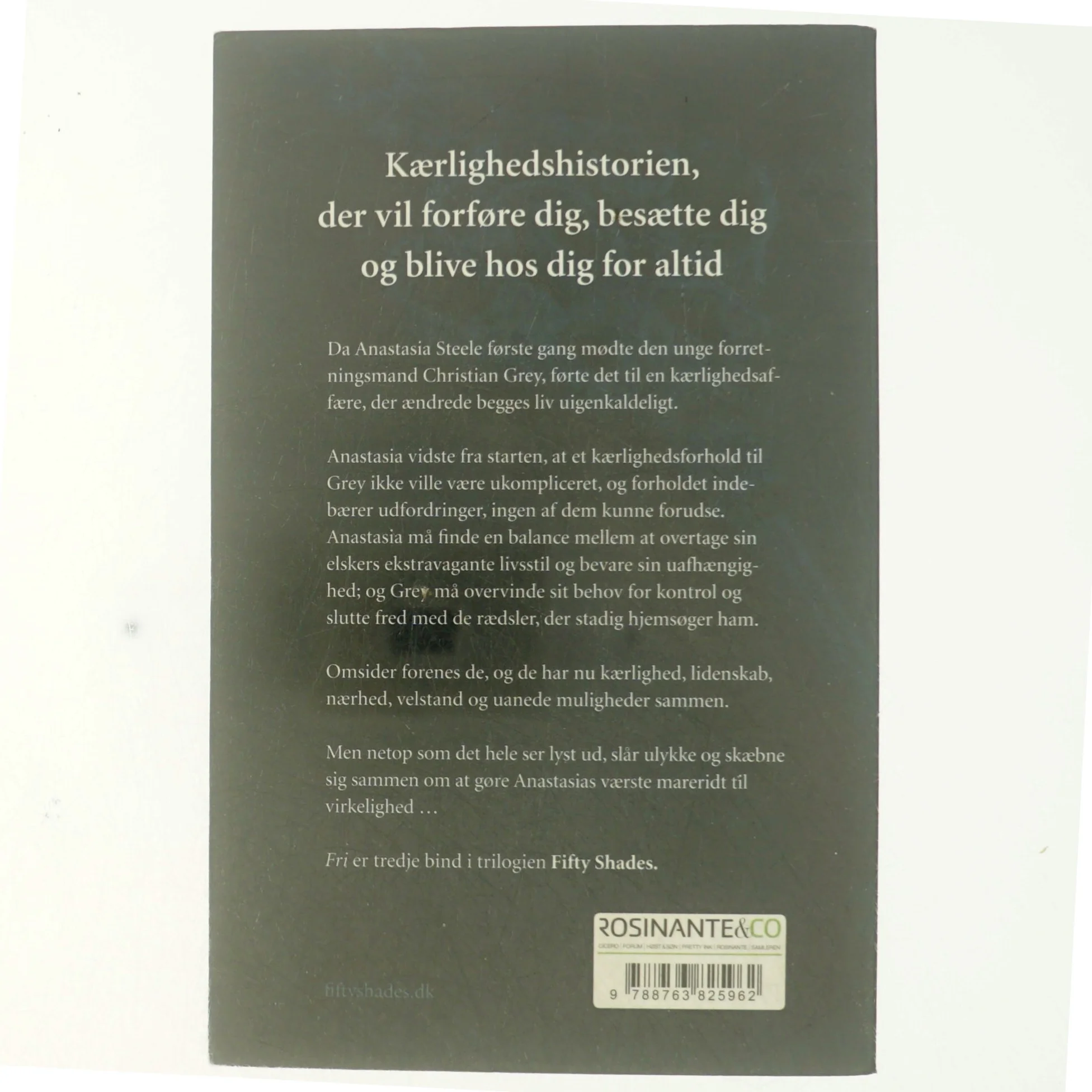 Fifty shades. Bind 3, Fri af E. L. James (Bog)