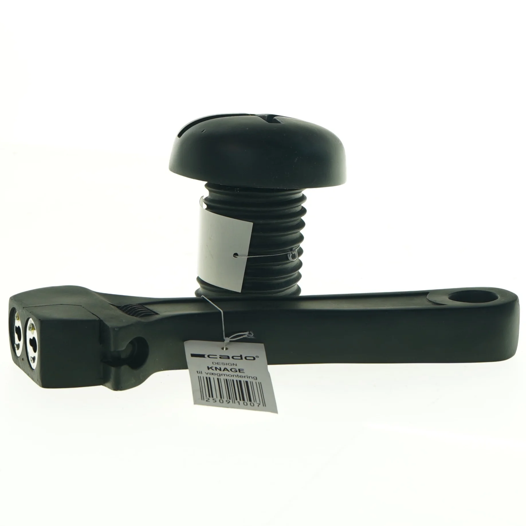 2 knager til vægmontering fra Cado (str. 26 x 9 cm og, 11 x 10 cm)