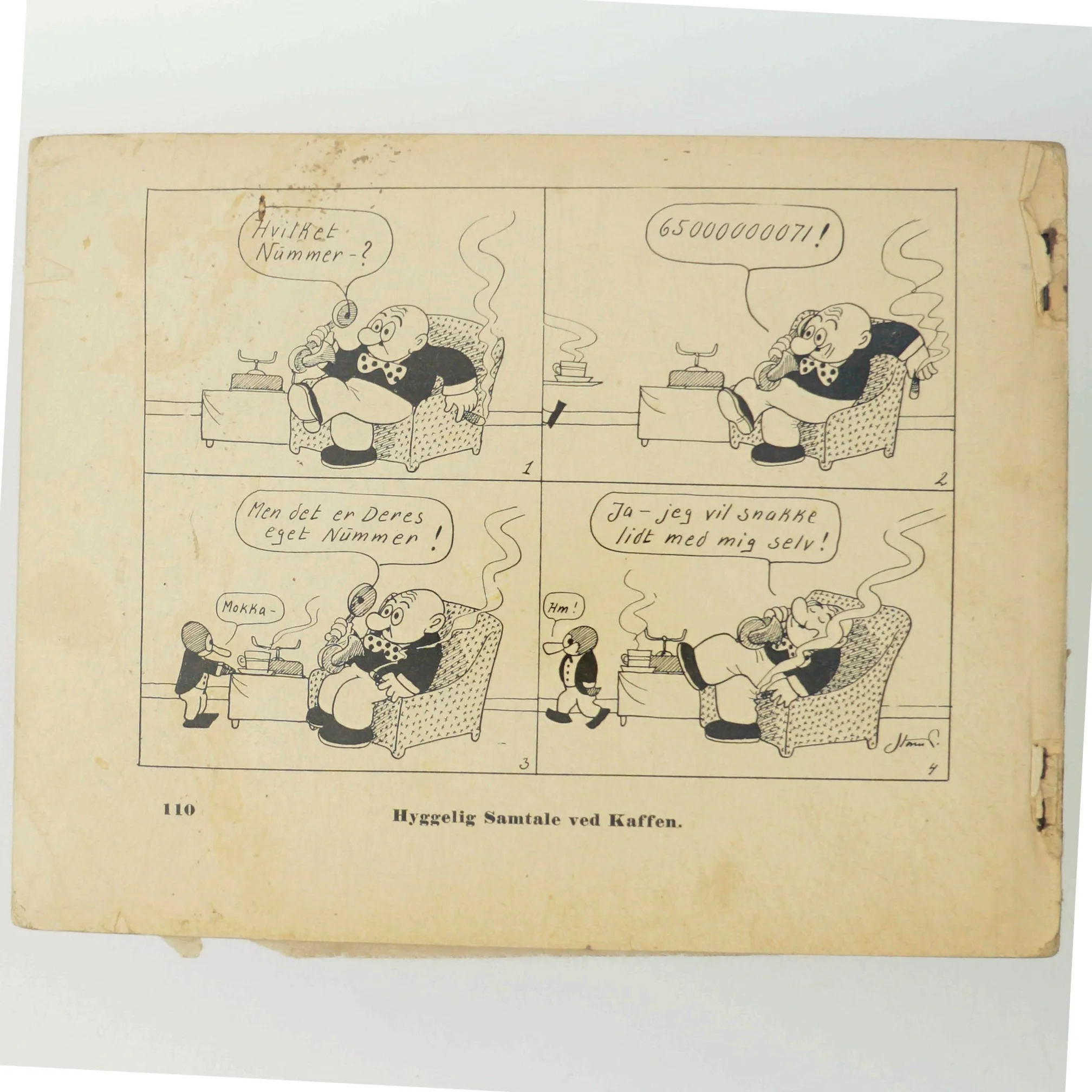 Gammel tegneserieside