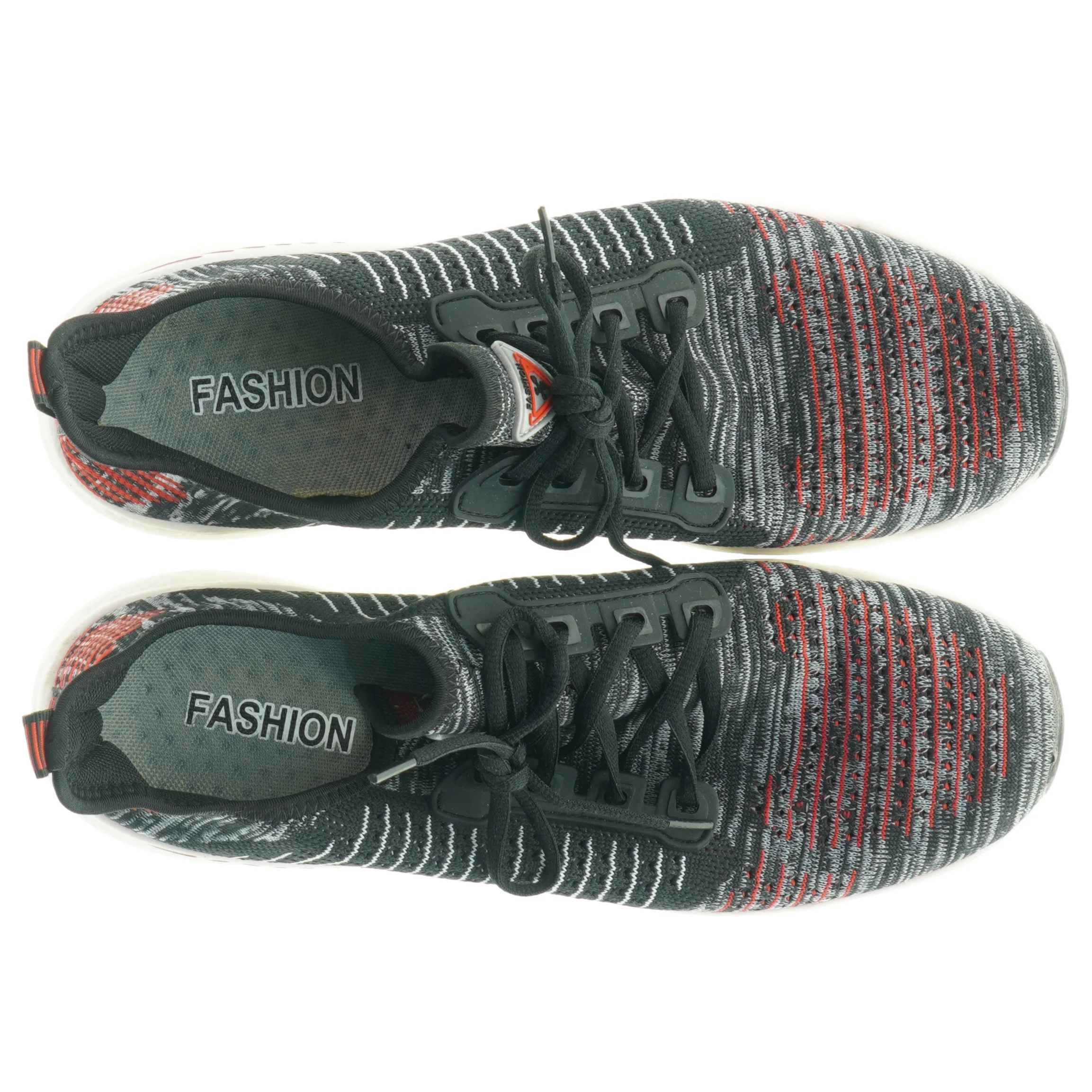 Sorte løbesko med røde detaljer fra Fashion (str. 46)