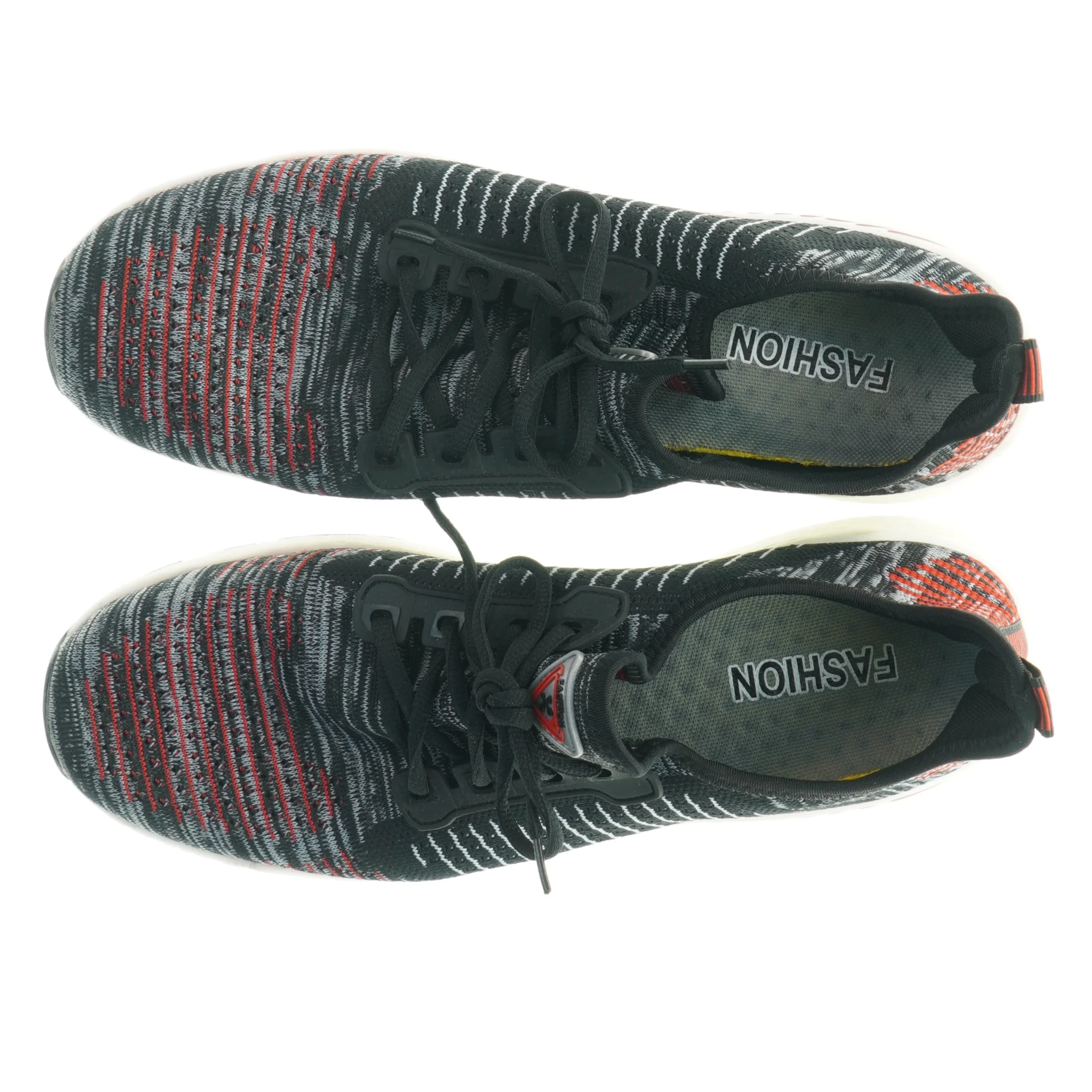 Sorte løbesko med røde detaljer fra Fashion (str. 46)