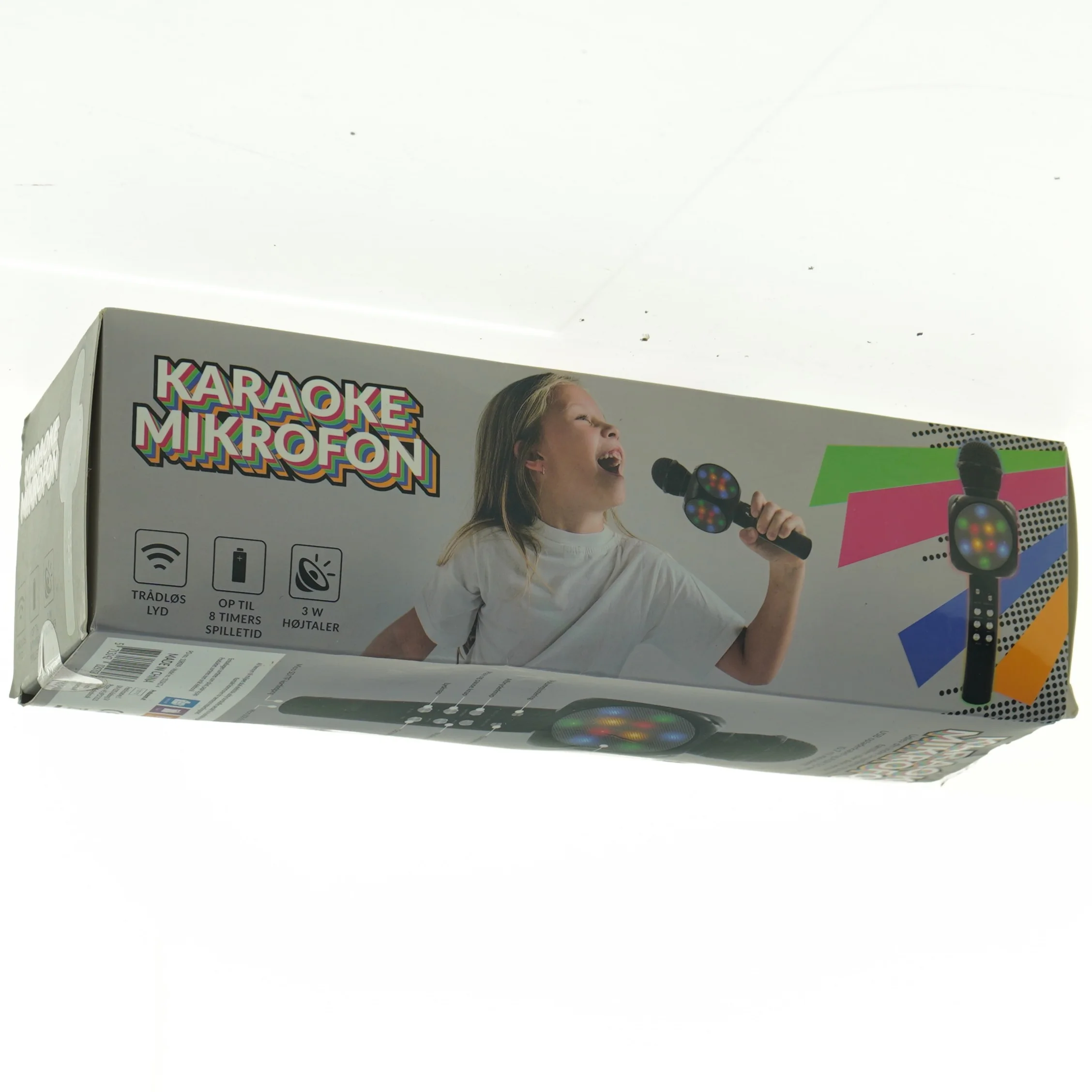 Karaoke Mikrofon med LED lys (str. 26 x 8 cm)