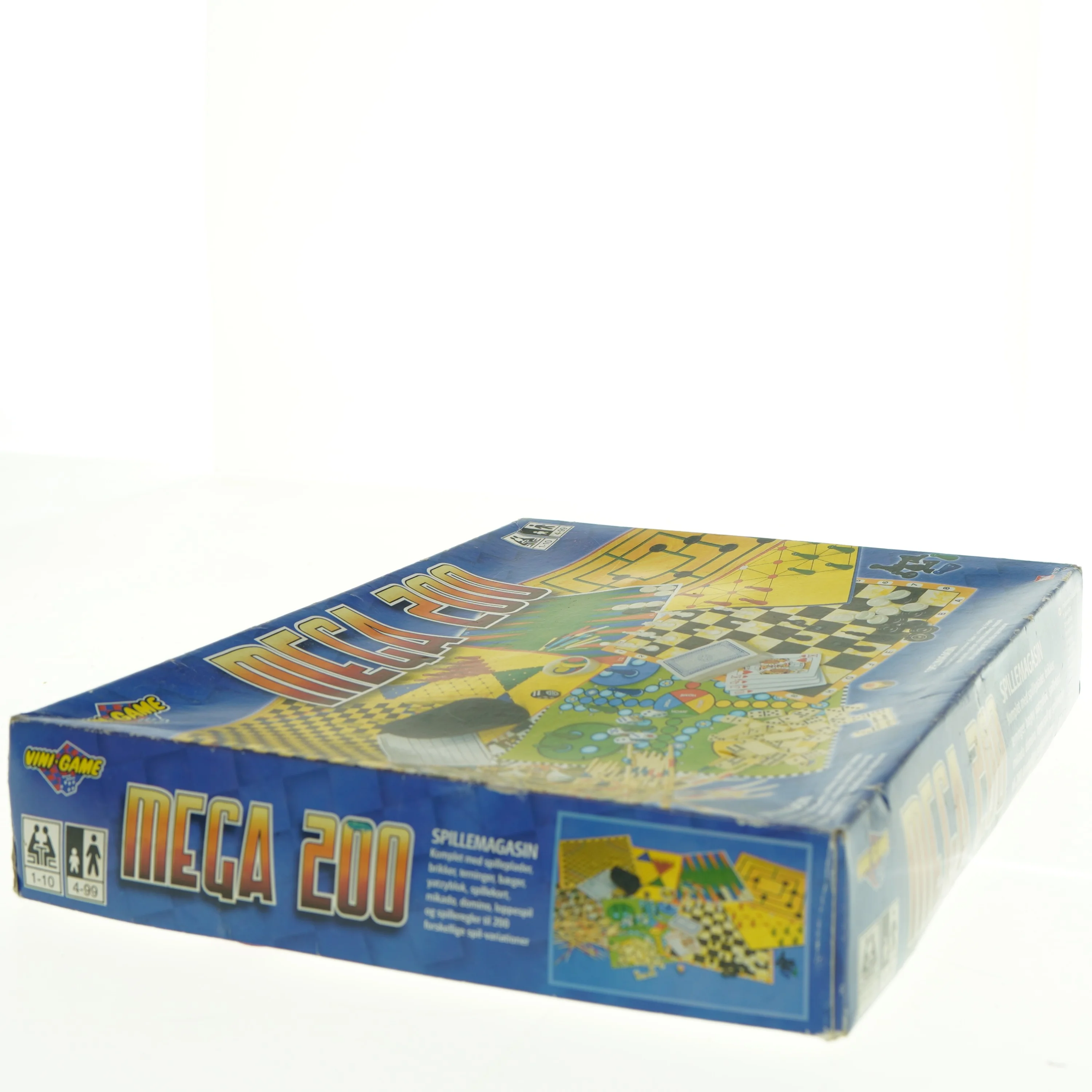 Brætspilssamling fra Vini-game (str. Otteogtredve 28 x 6 cm)