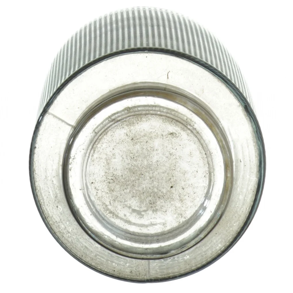 Glas krukke til blomst (str. 14 x 12 cm)