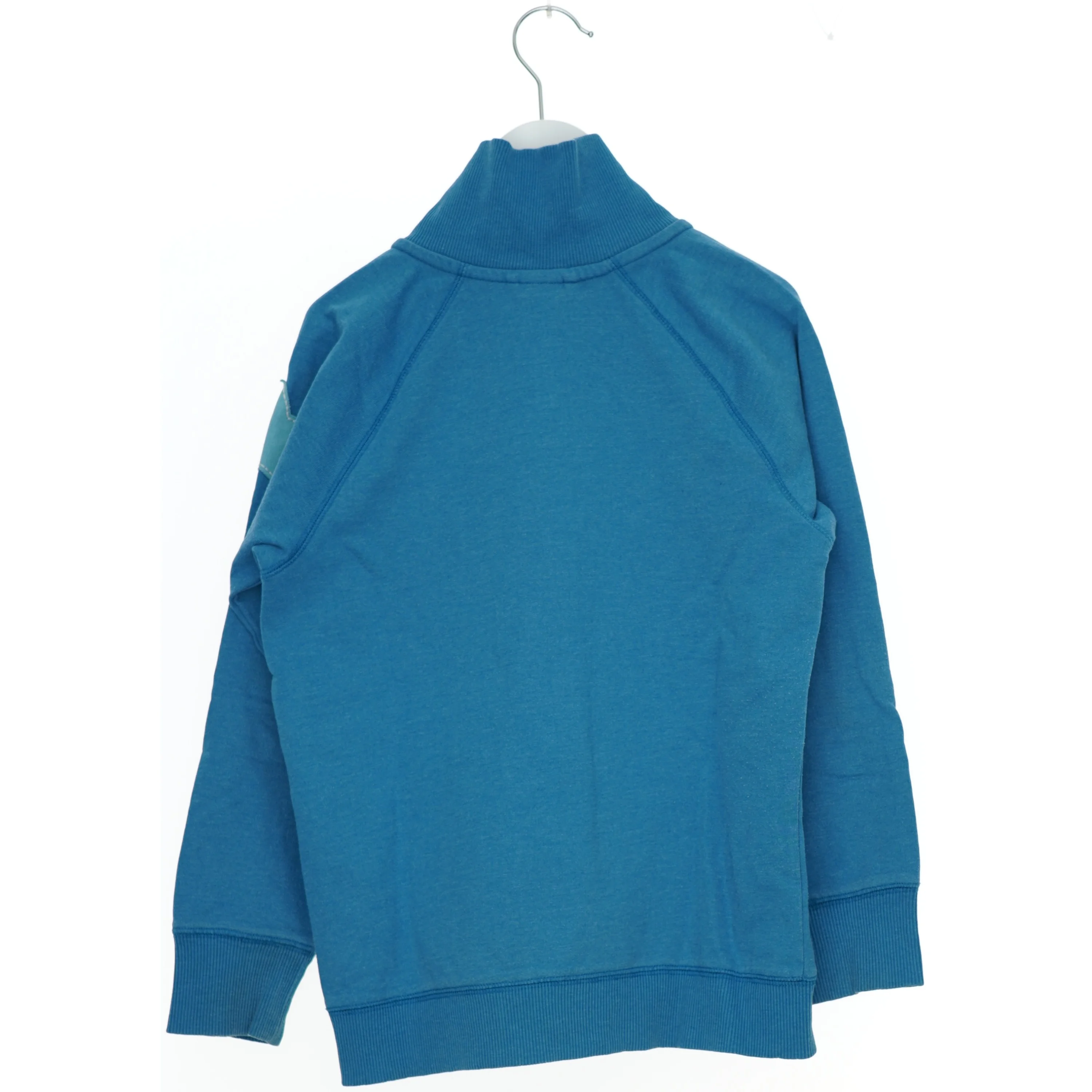 Blå hættetrøje med lynlås fra Viller Valla (str. 128)