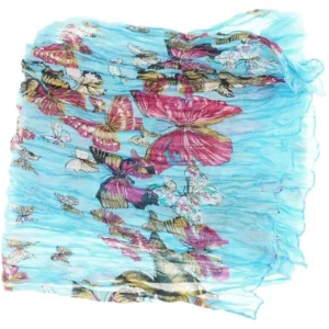 Sommerfugle. Tørklæde (str. 170 x 50 cm)