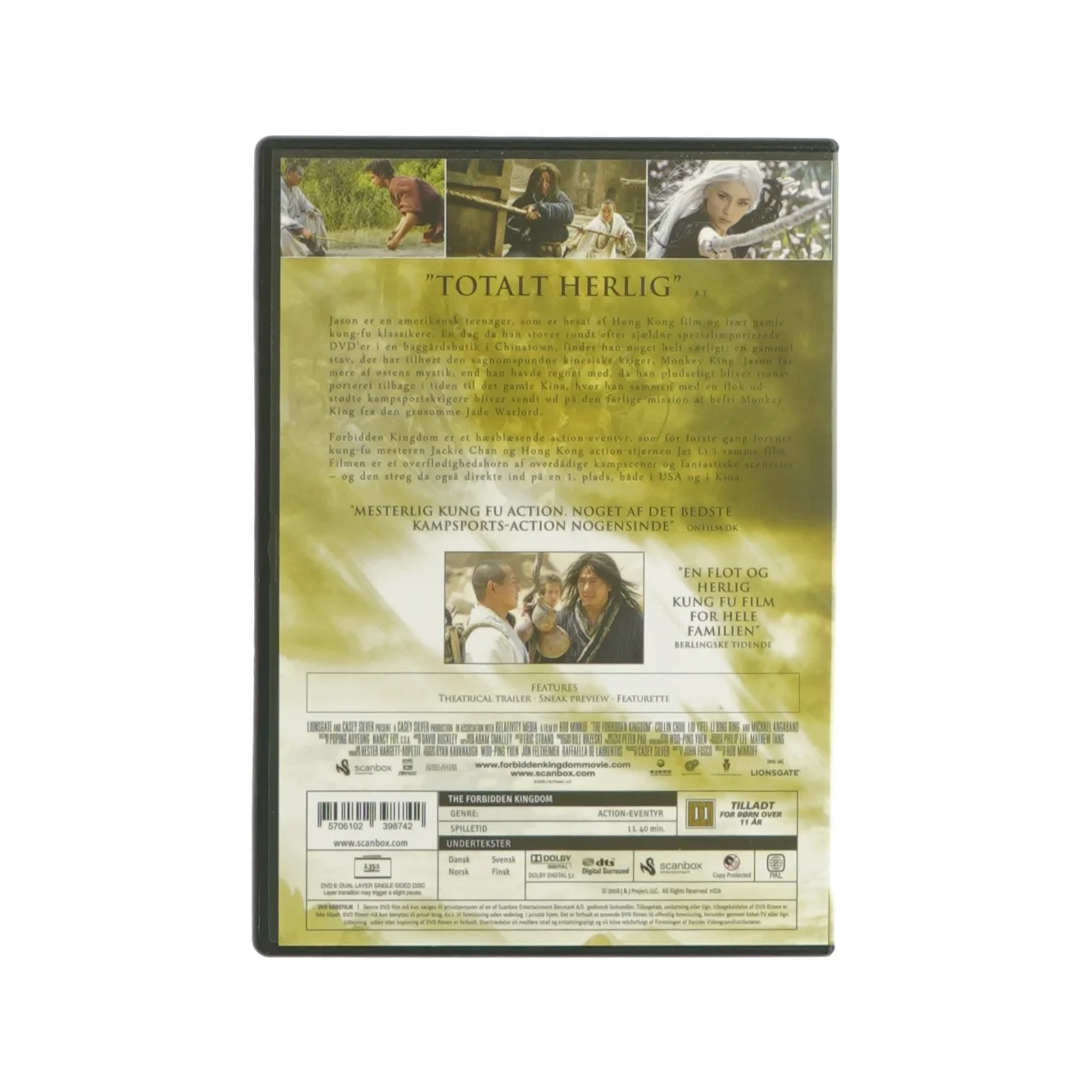 The forbidden kingdom med jackie chan (DVD)