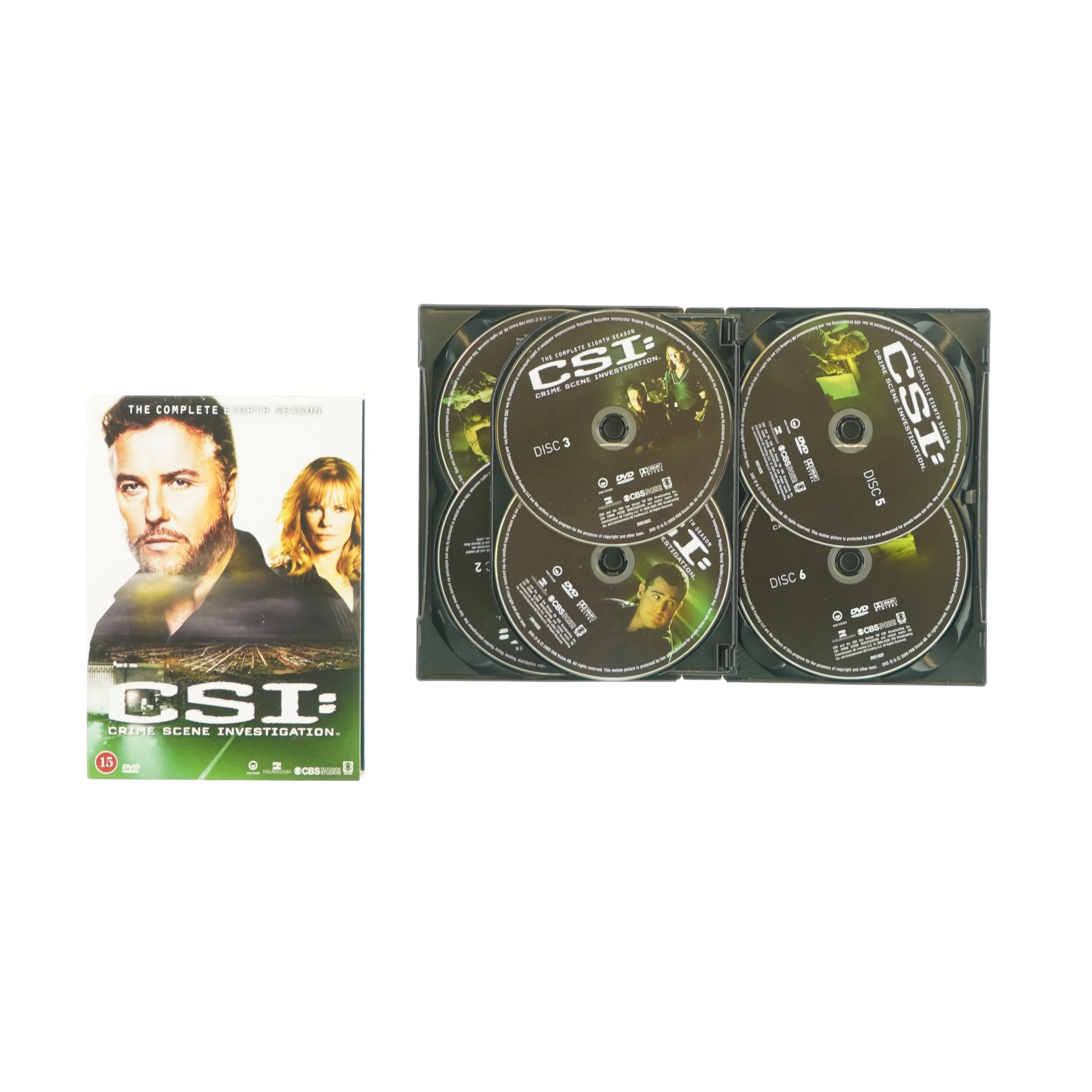 CSI, sæson 8 (DVD)