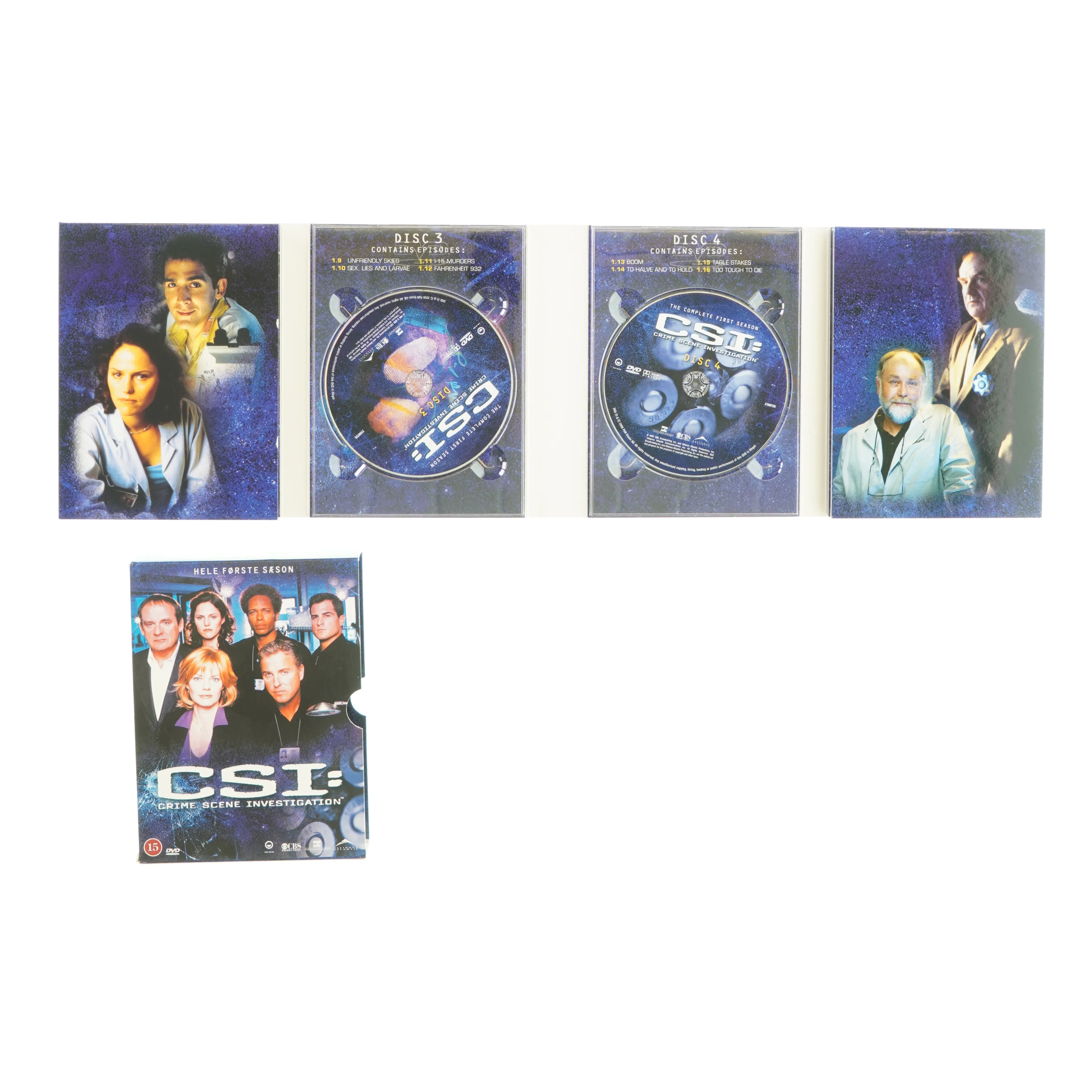 CSI, sæson 1 (DVD)
