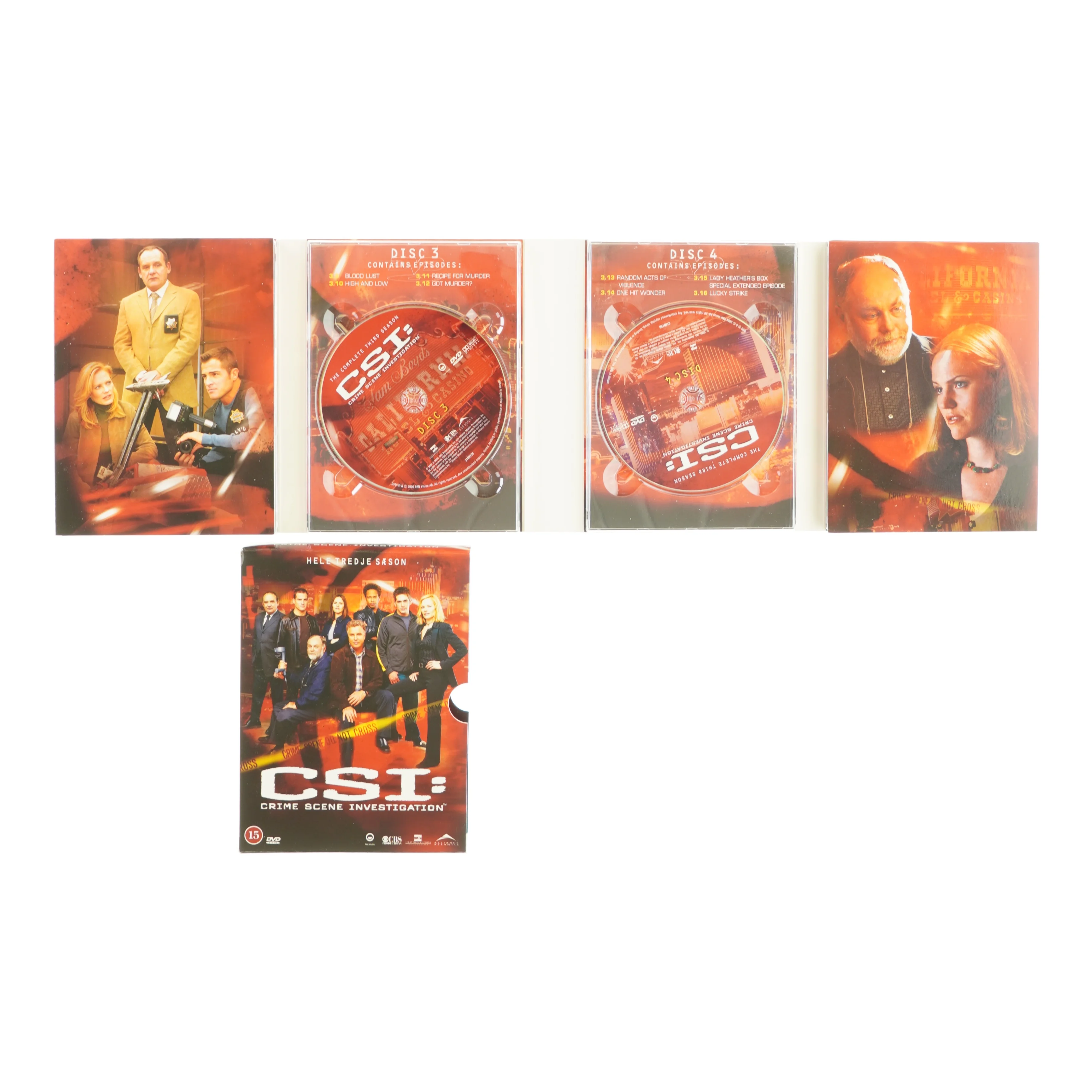 CSI, sæson 3 (DVD)