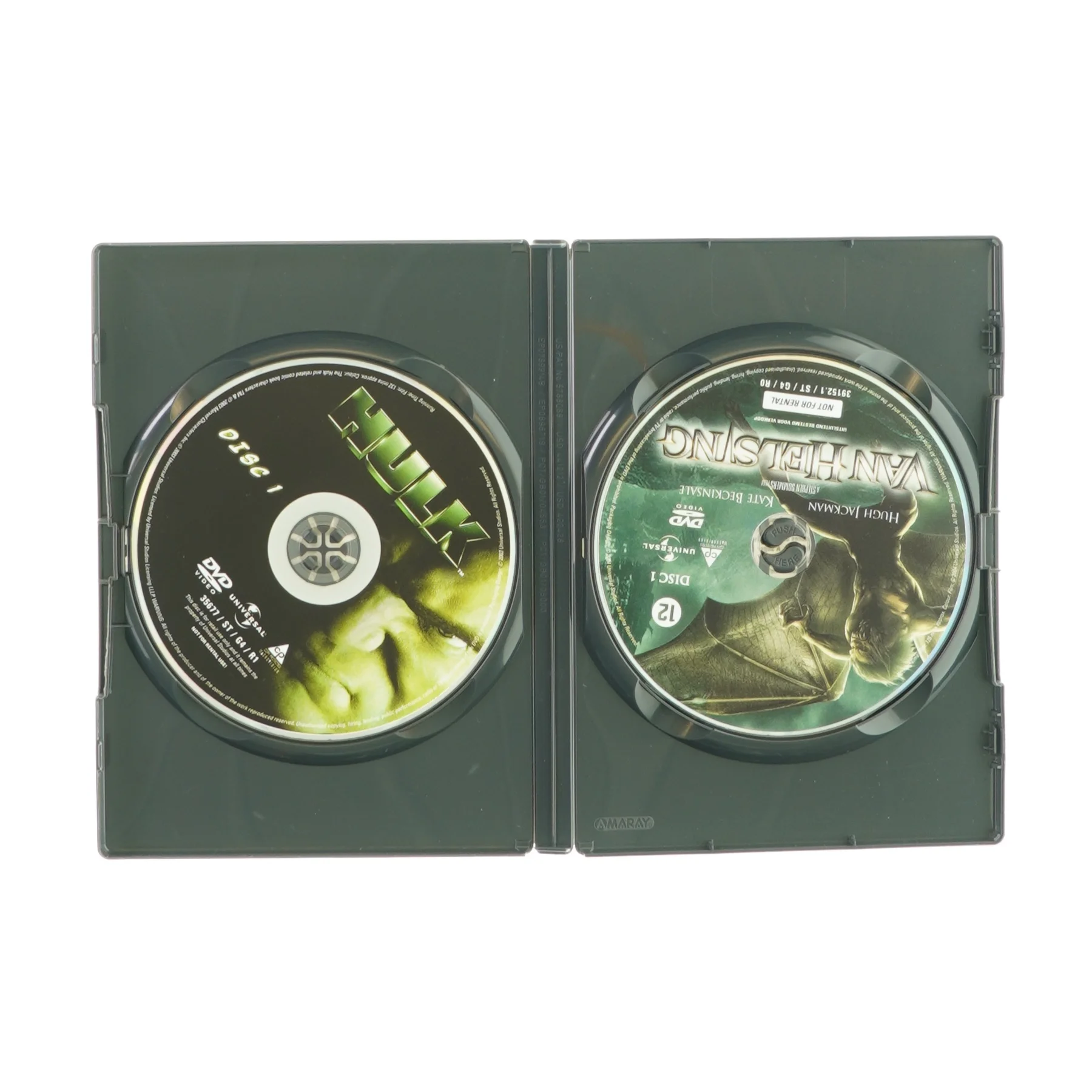 Van Helsing og Hulk (DVD)