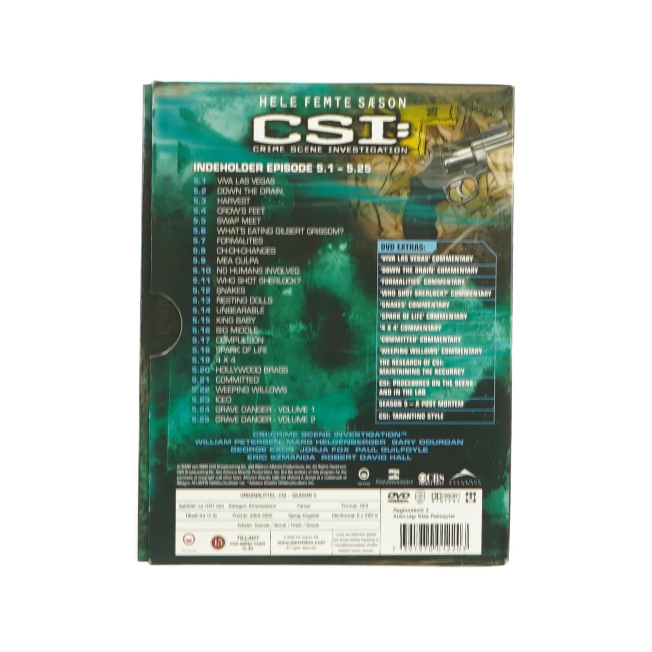 CSI, sæson 5 (DVD)
