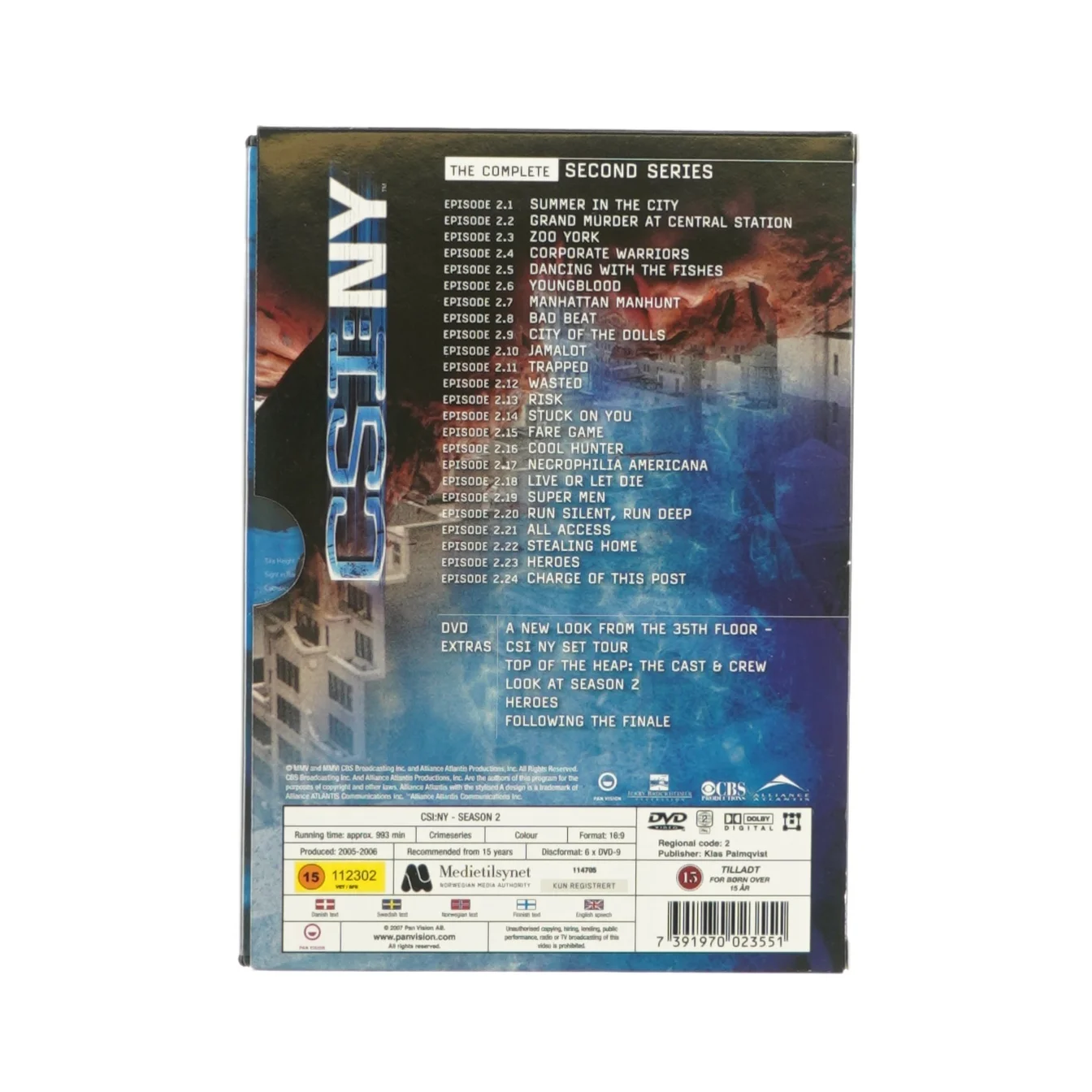 CSI: New York, sæson 2 (DVD)