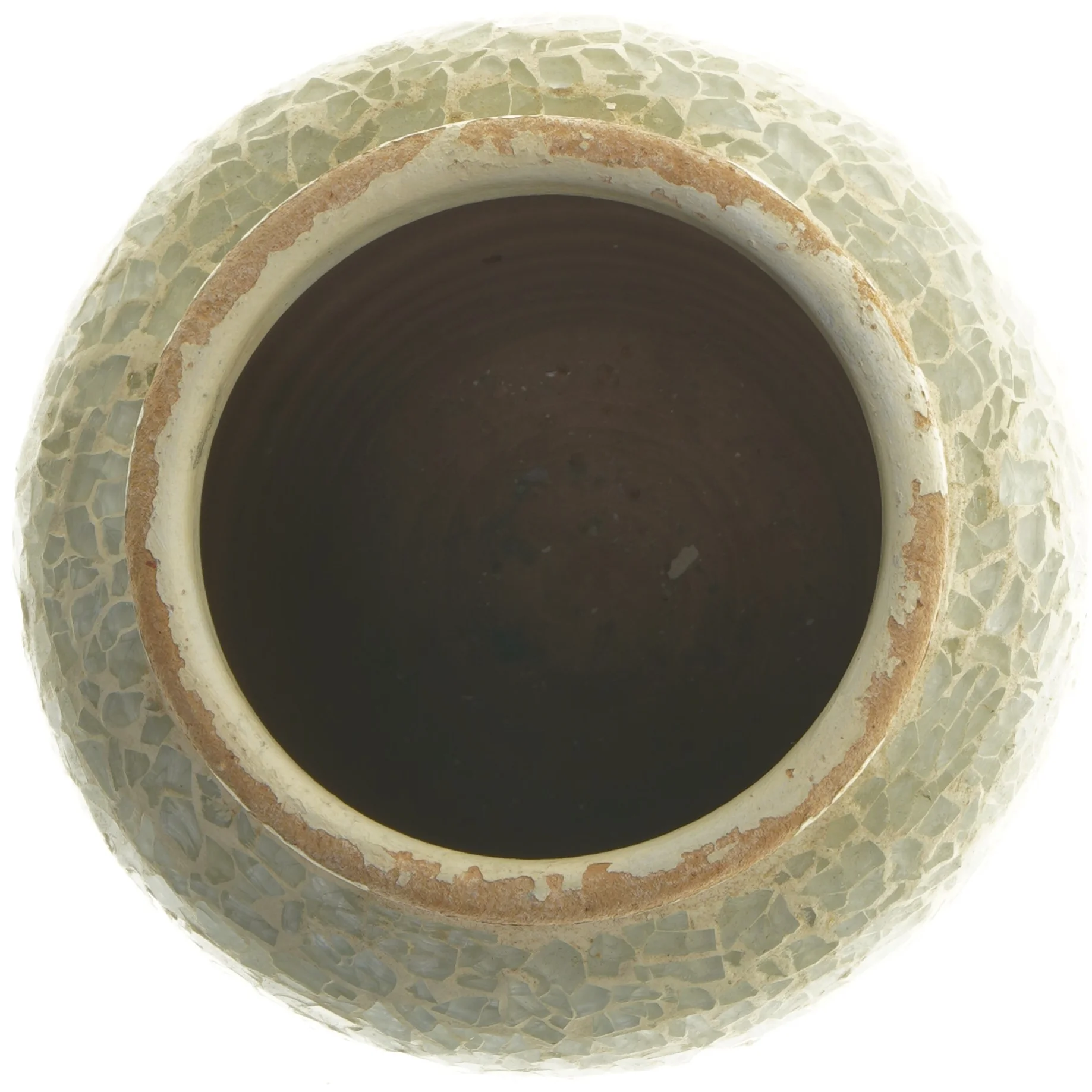 Dekorativ vase med mosaik design (str. 24 cm)