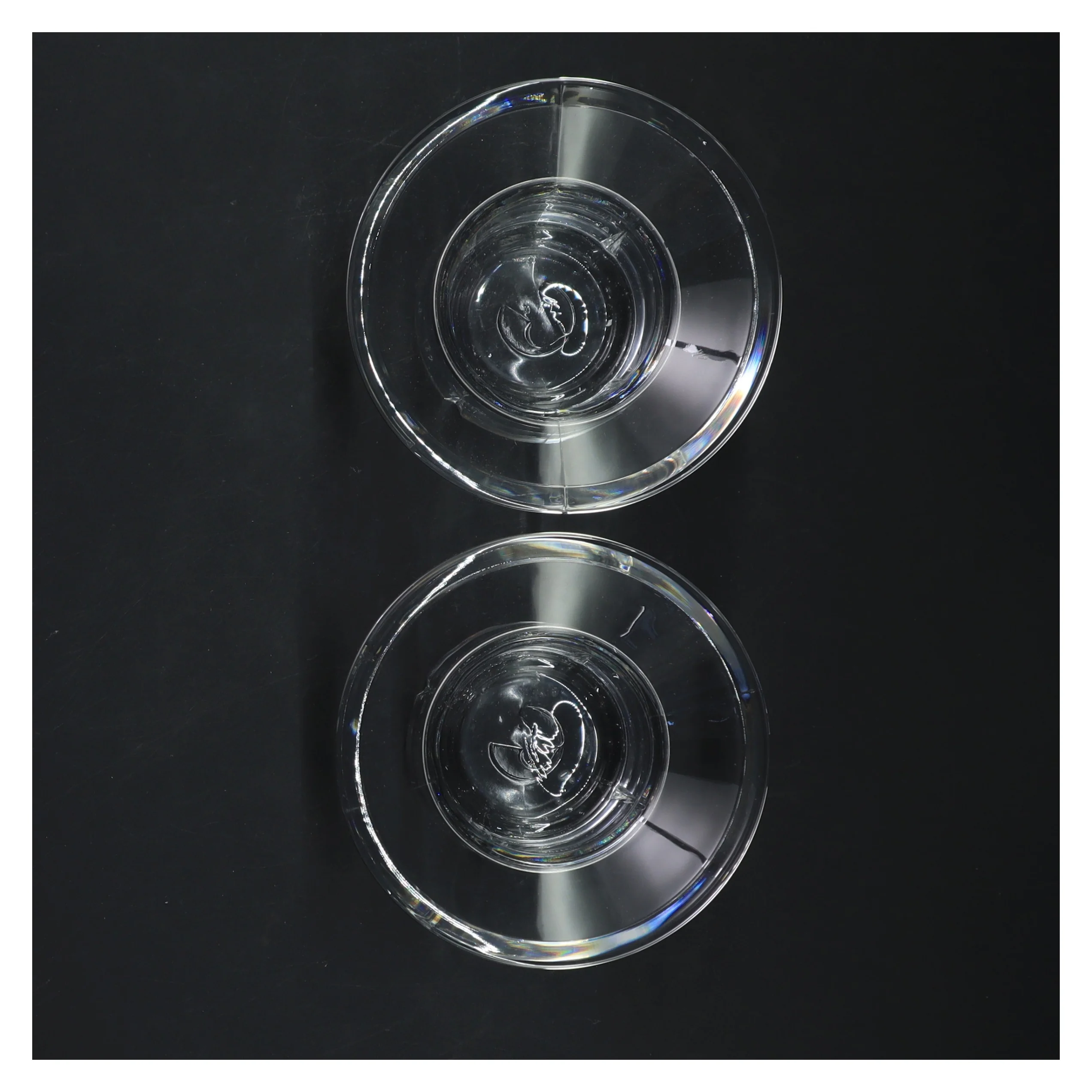 Glas lysestager fra Rosendahl (str. 2 styk, ø 10,5 cm)