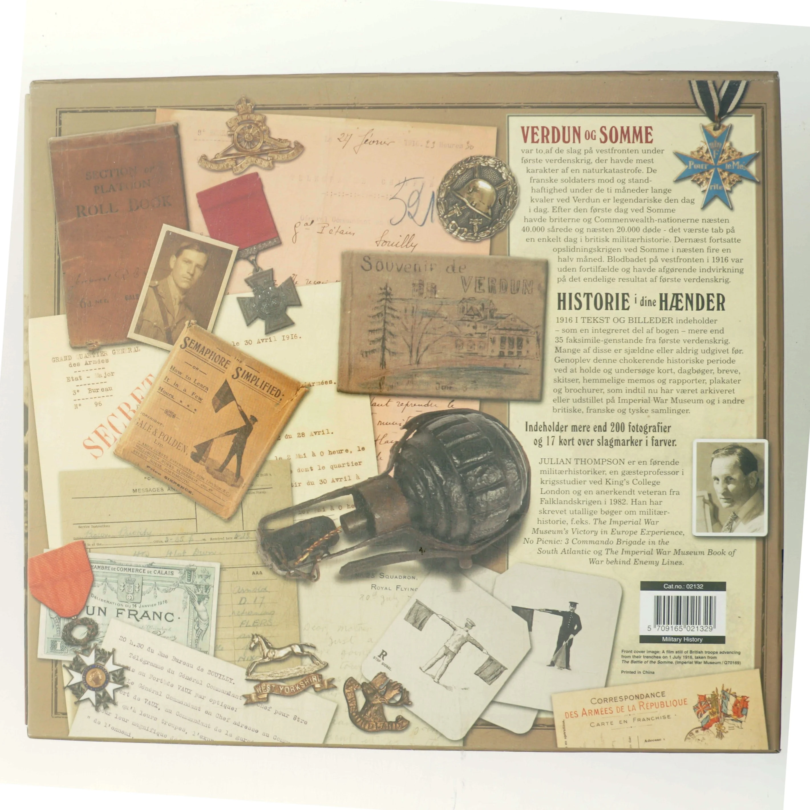 1916 Verdun og Somme bog af Julian Thompson (Bog)