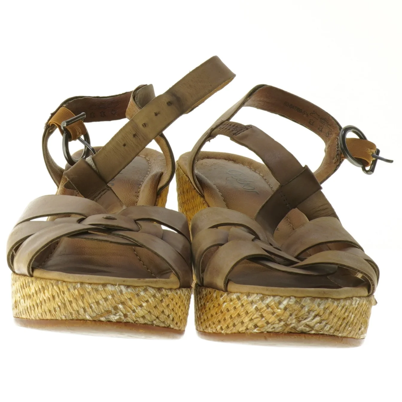 Brune sandaler med kilehæl fra Gabor (str. 38 )