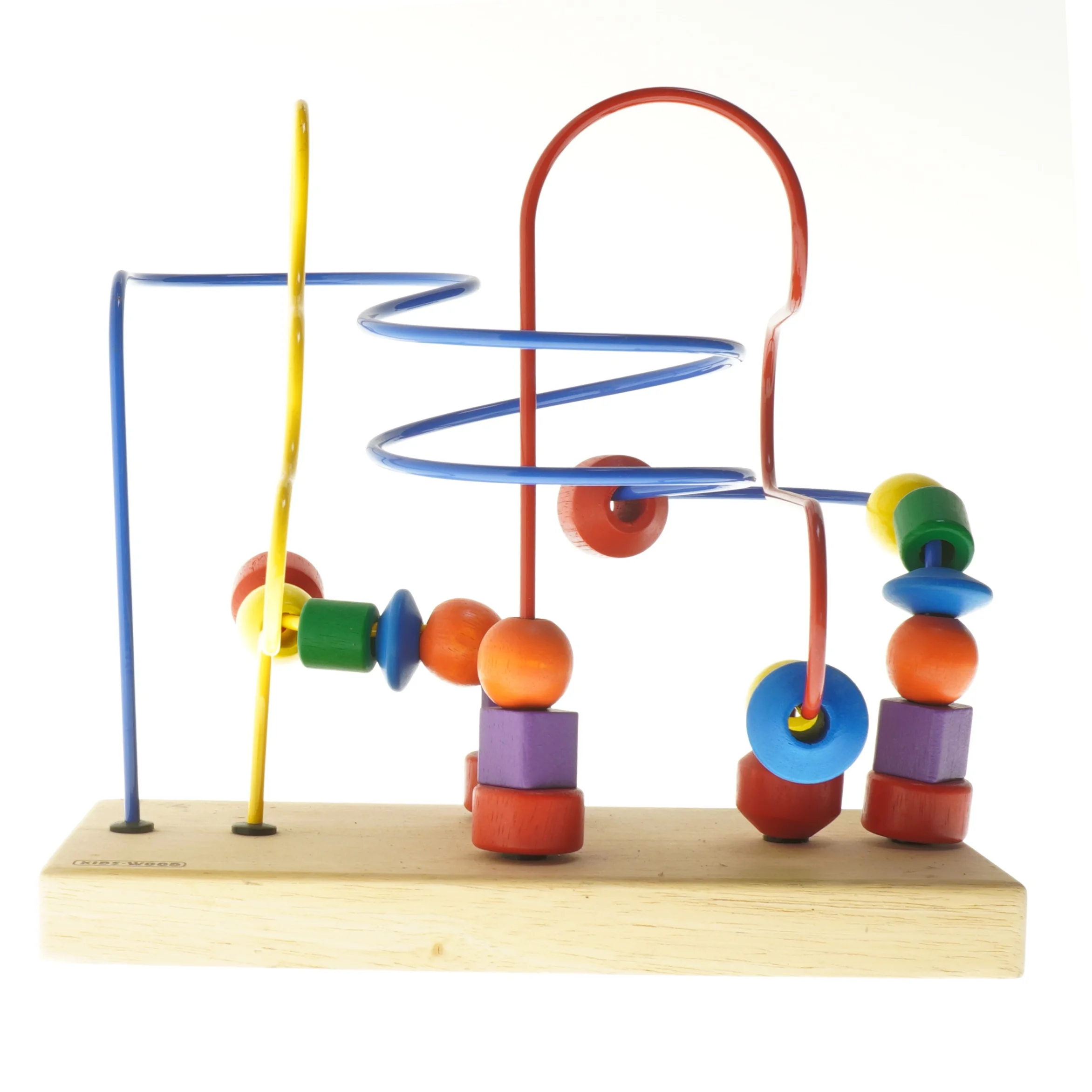 Træperle labyrint legetøj fra Kids Wood (str. 30x29 cm)