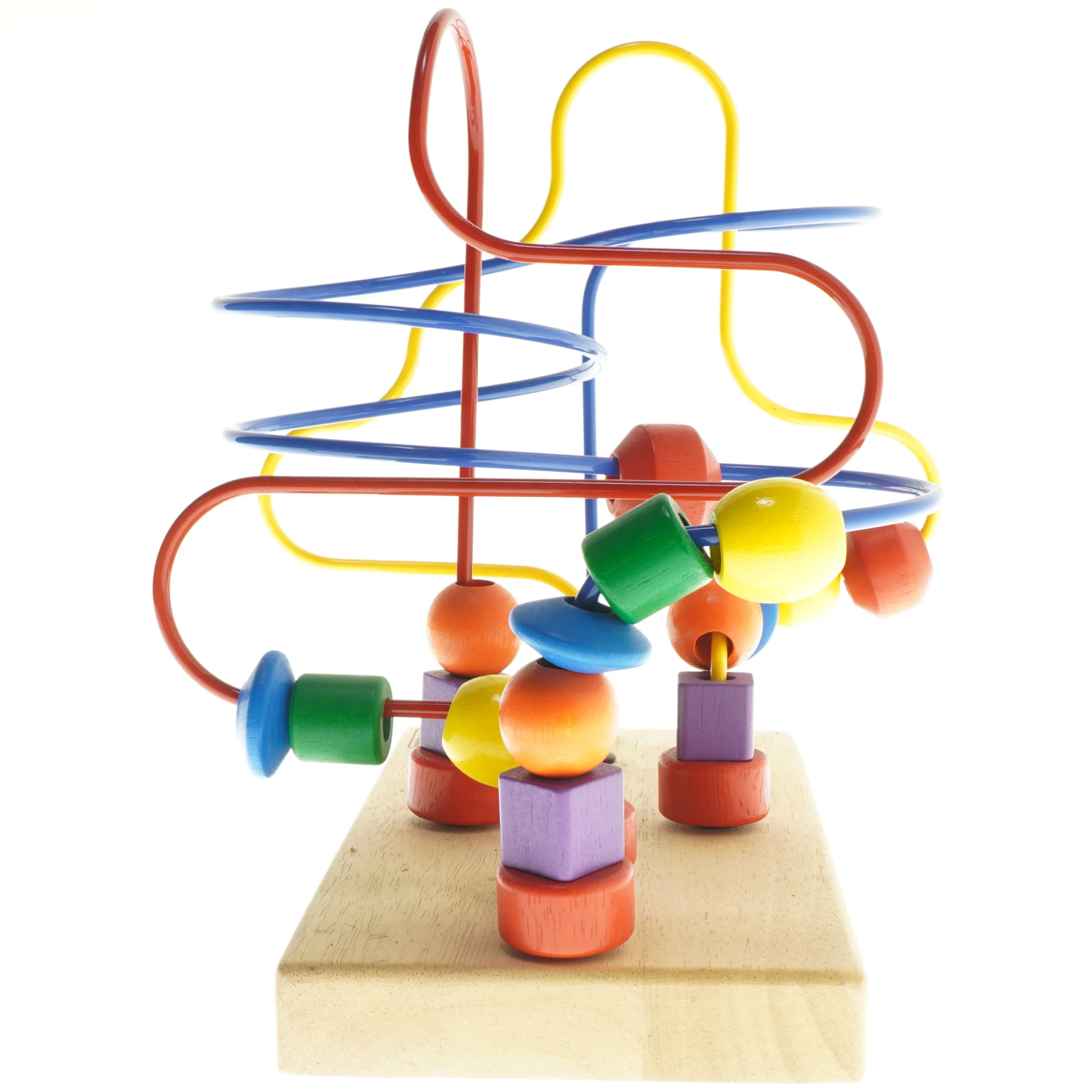 Træperle labyrint legetøj fra Kids Wood (str. 30x29 cm)