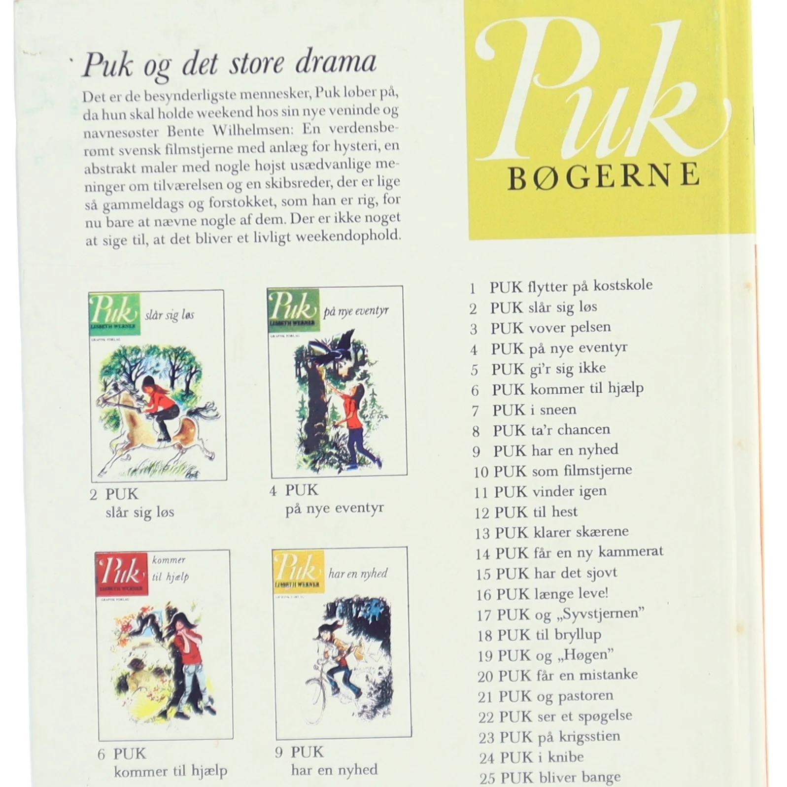 Puk og det store drama af Lisbeth Werner