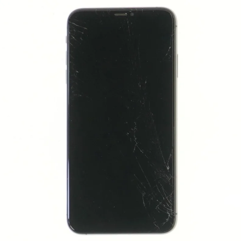 iPhone XS Max 256 GB – revnet skærm, frontkamera virker ikke – ellers fin og fuldt fungerende!