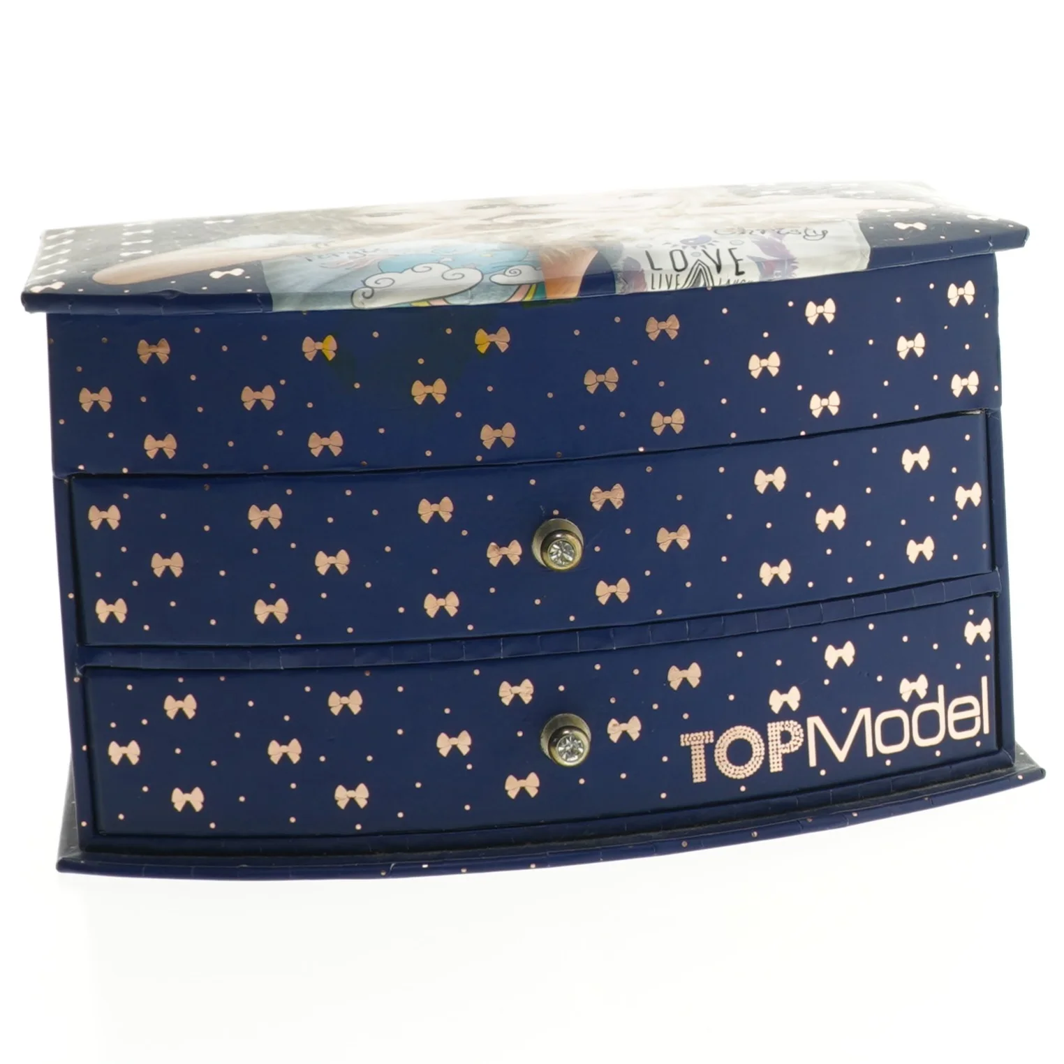 Sminkeskrin med spejl fra Top Model (str. 19x14 cm)