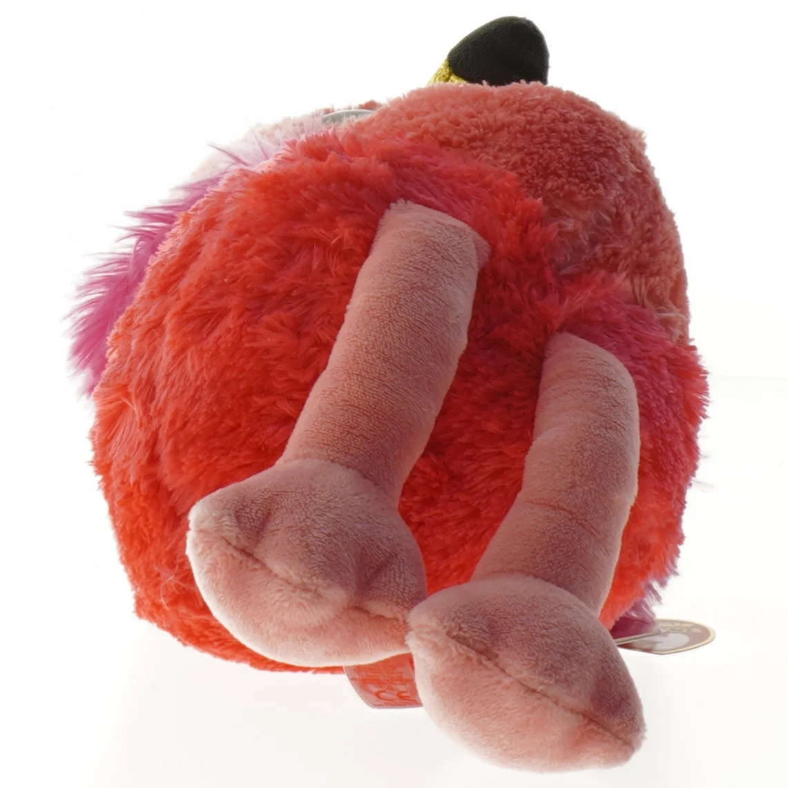 Plys flamingobamse (str. 34x16 cm)