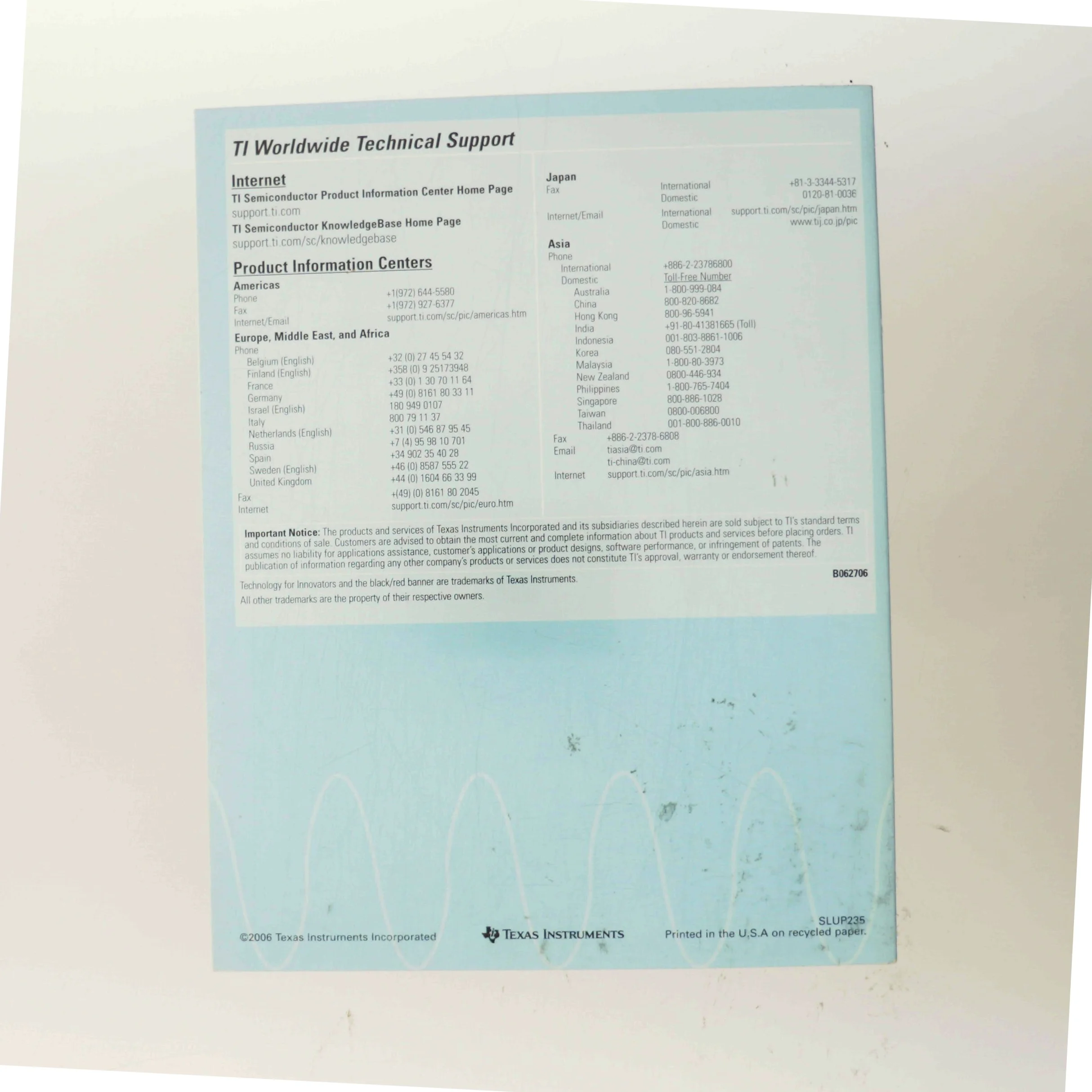 Texas Instruments Power Supply Design Seminar 2006-2007 – SEM1700 (sjælden trykt udgave!)