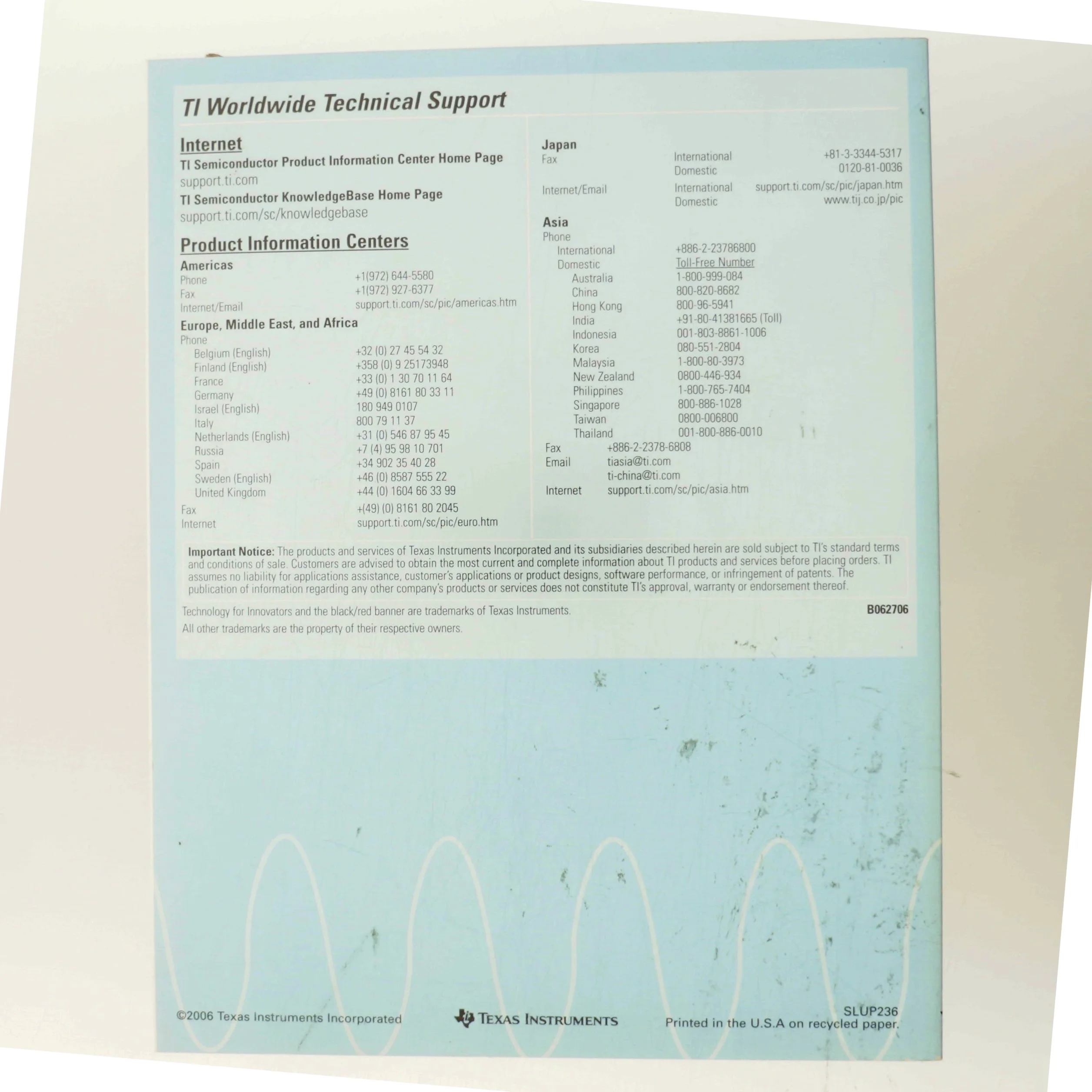 Texas Instruments Power Supply Design Seminar 2006-2007 – SEM1700 (sjælden trykt udgave!)