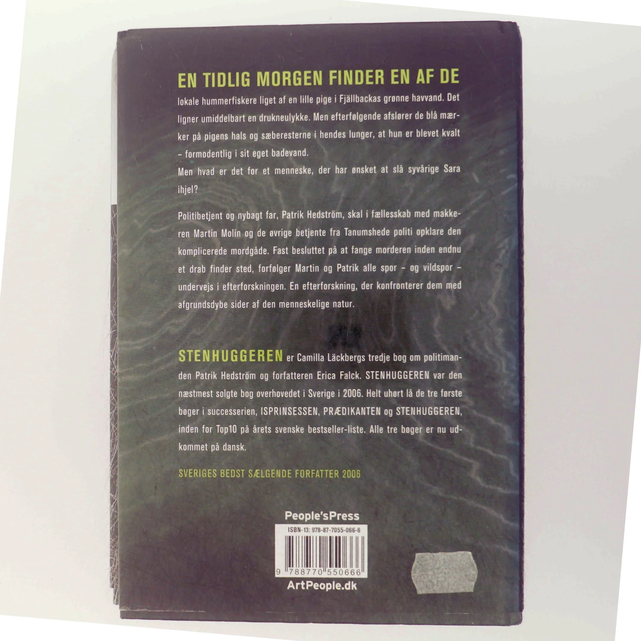 Stenhuggeren : kriminalroman af Camilla Läckberg (Bog)