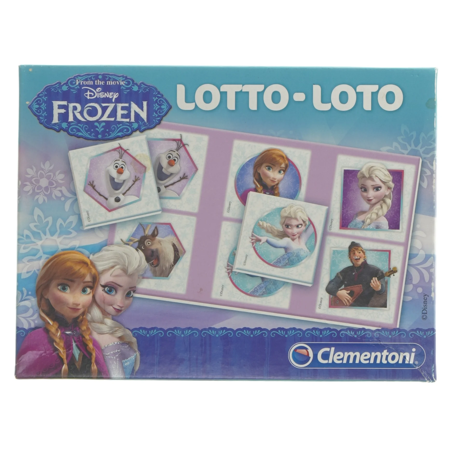 Frozen Lotto spil fra Disney (str. 4x15x20 cm)