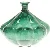 Grøn vase (str. 11 cm)