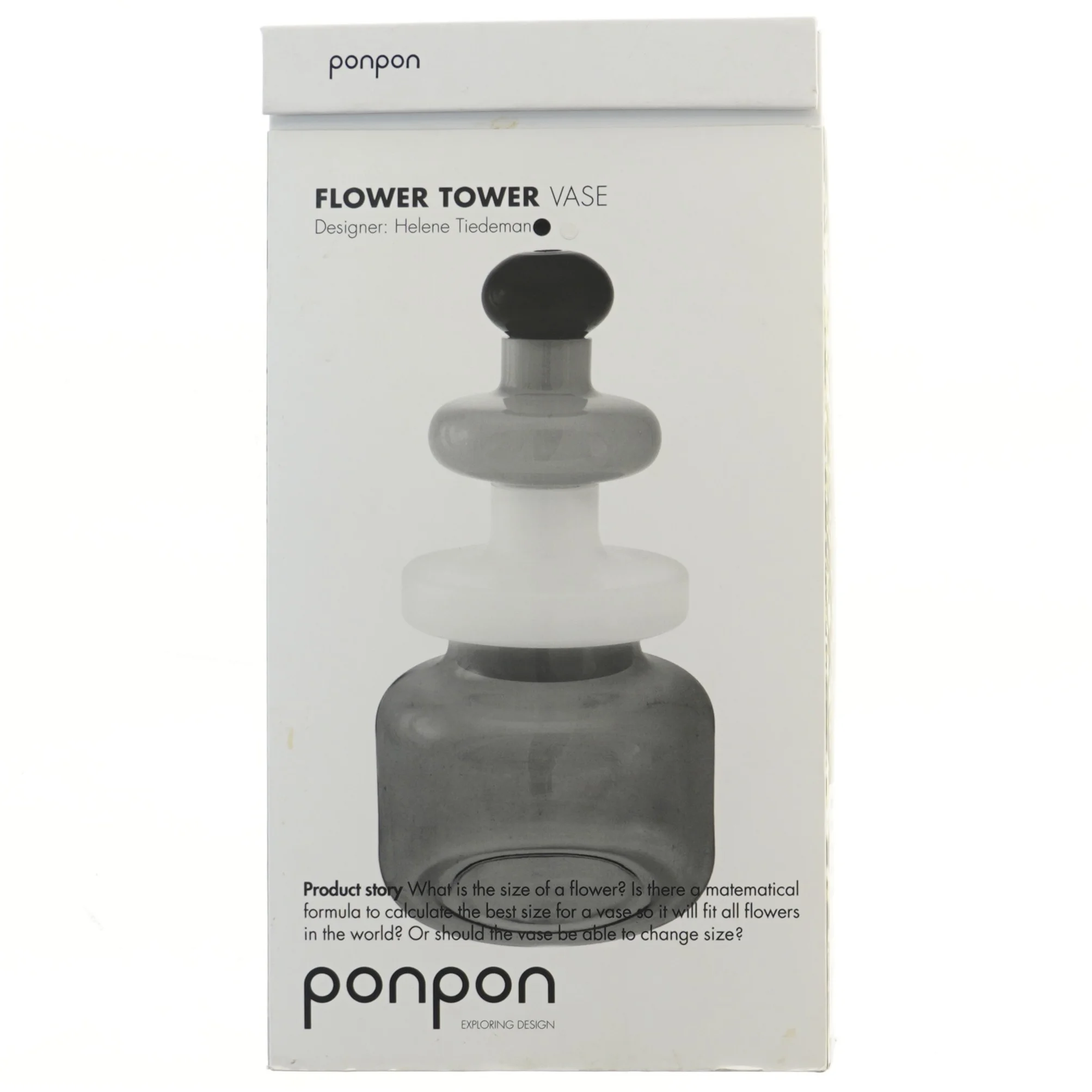 Flower Tower vase fra Ponpon (str. 33x17 cm)