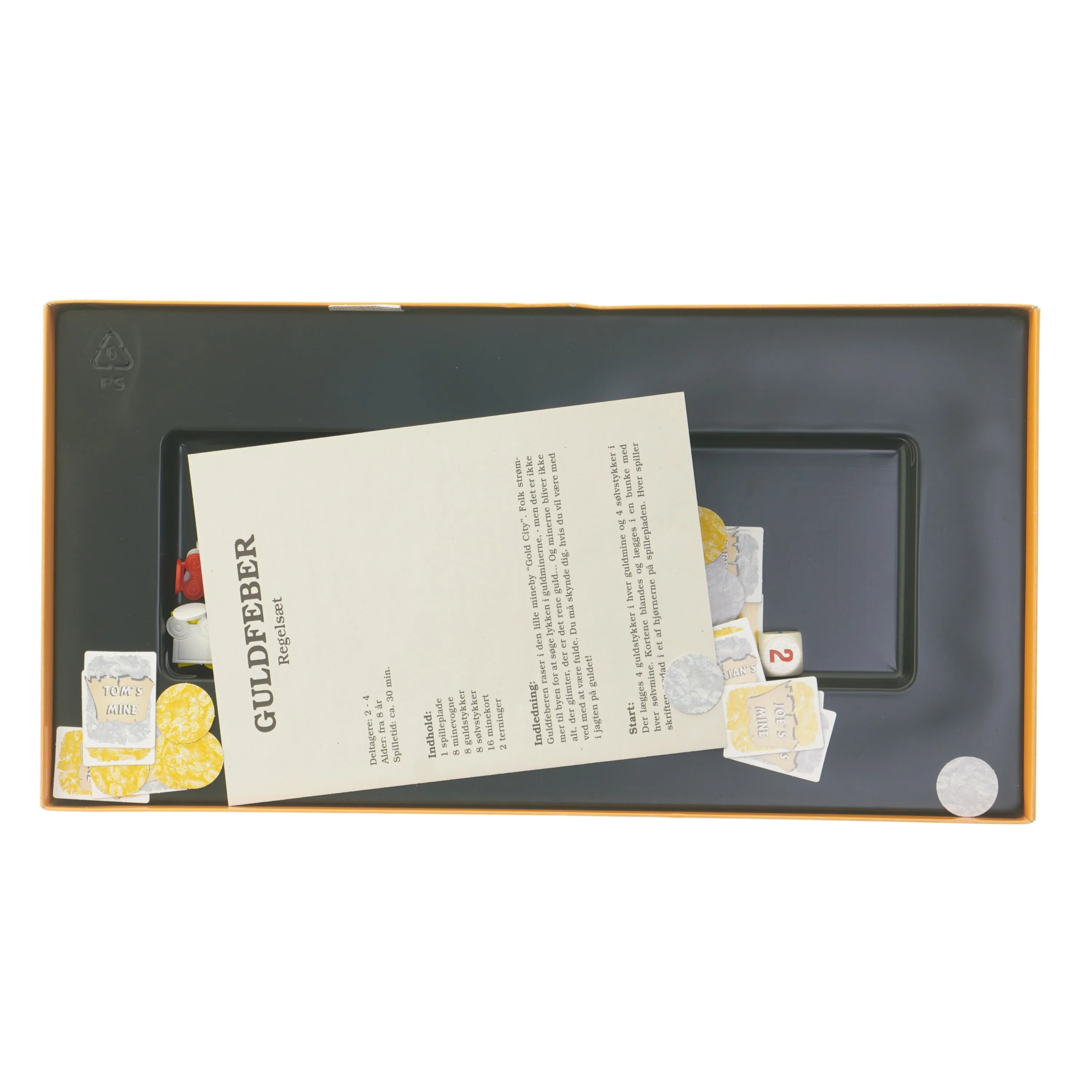 Guldfeber brætspil fra Green Team Games (str. 4x21x42 cm)
