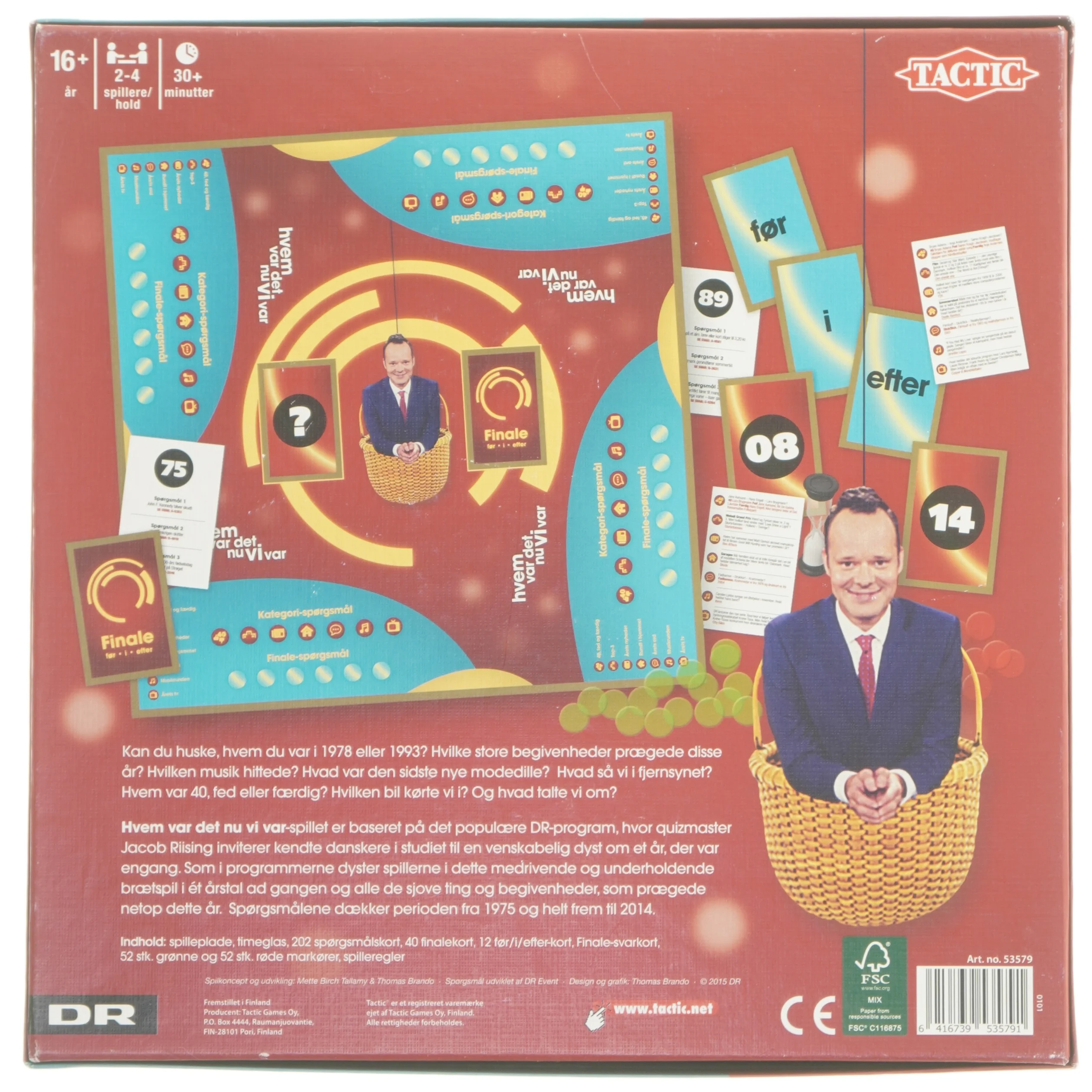 Hvem var det nu vi var brætspil (str. 6,5x27,5x27,5 cm)