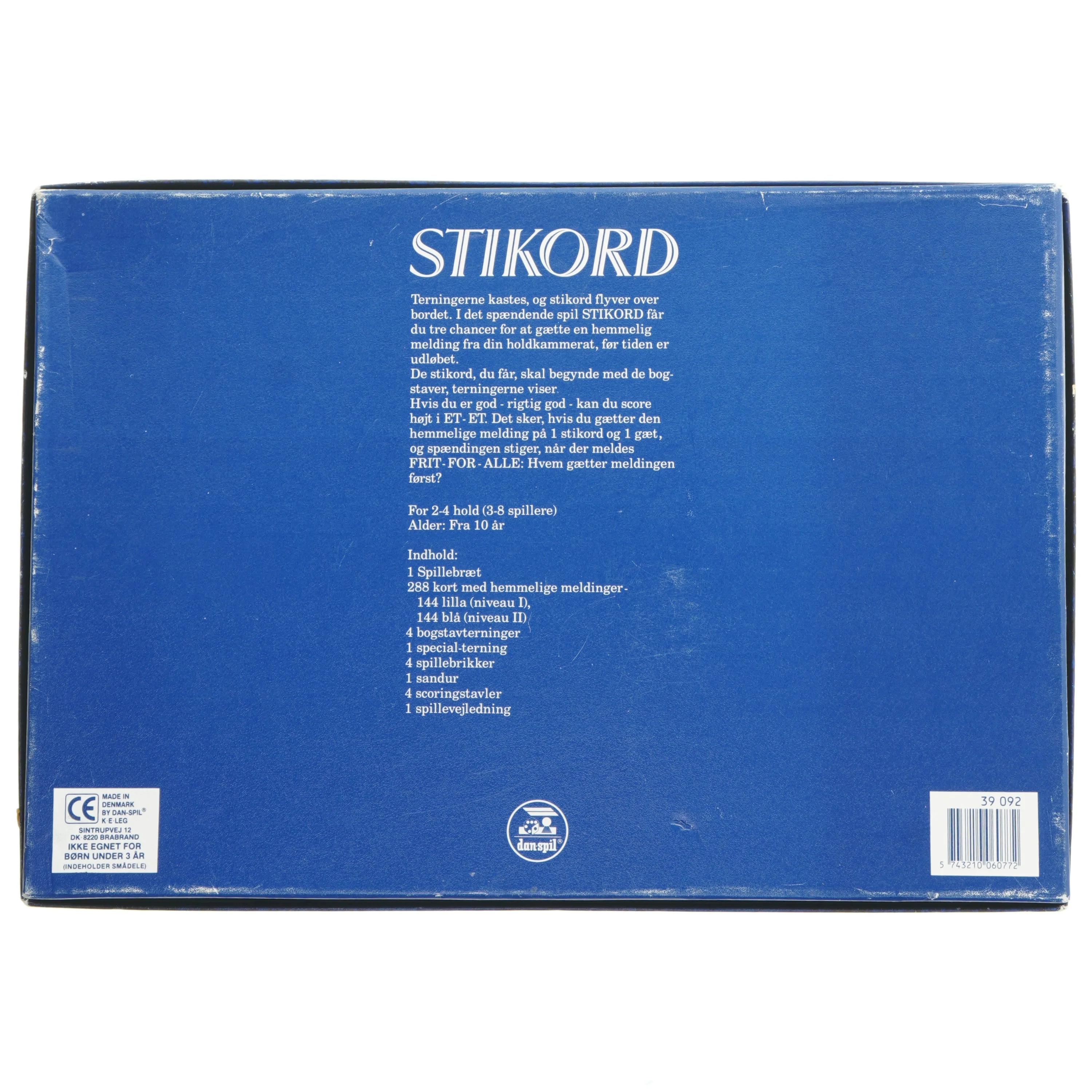 Stikord brætspil fra Dan-Spil (str. 39x27 cm)