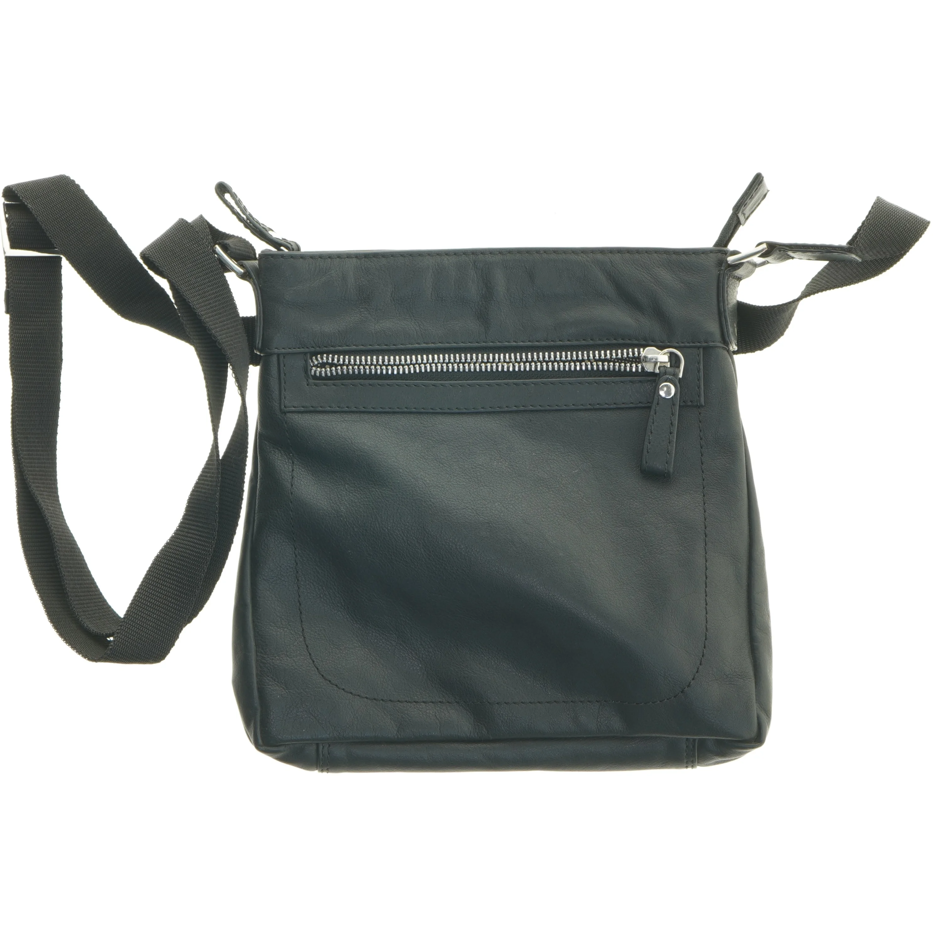 Sort skuldertaske (str. 25x24 cm)