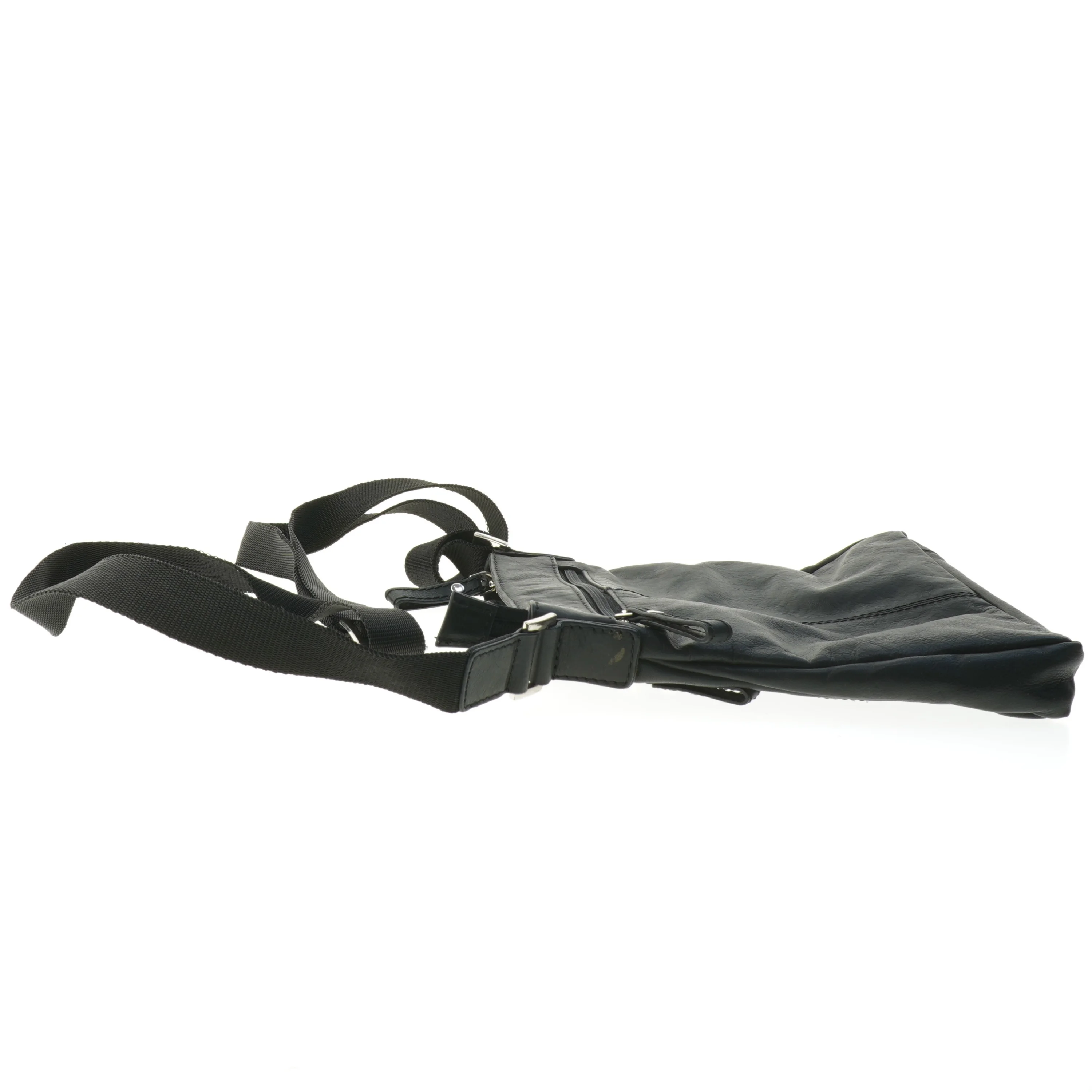 Sort skuldertaske (str. 25x24 cm)