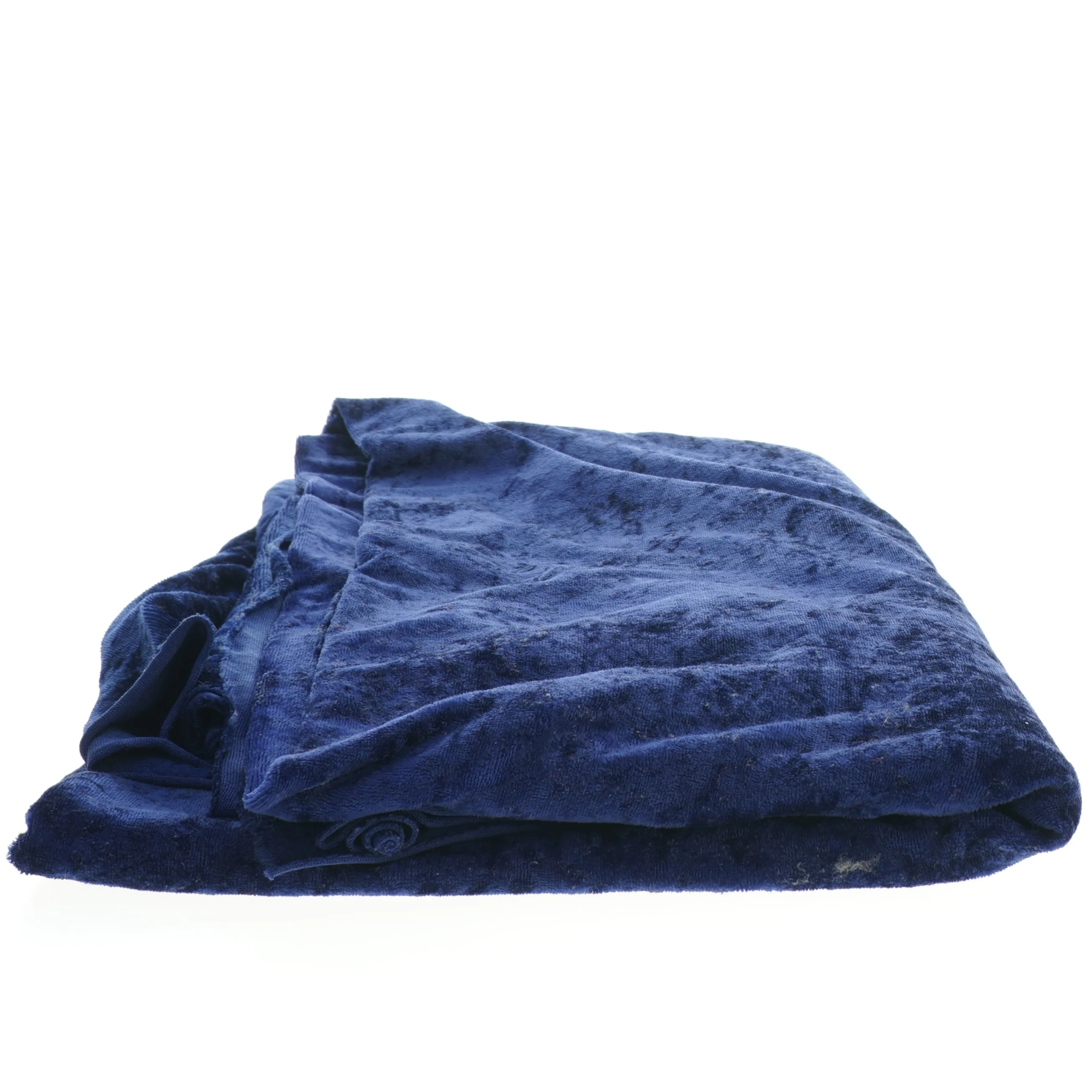 Blå velour dug (str. 154x91 cm)