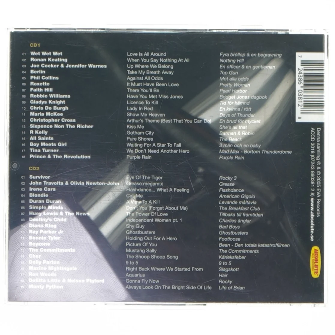 Absolute Movie Classics dobbelt CD fra Absolute