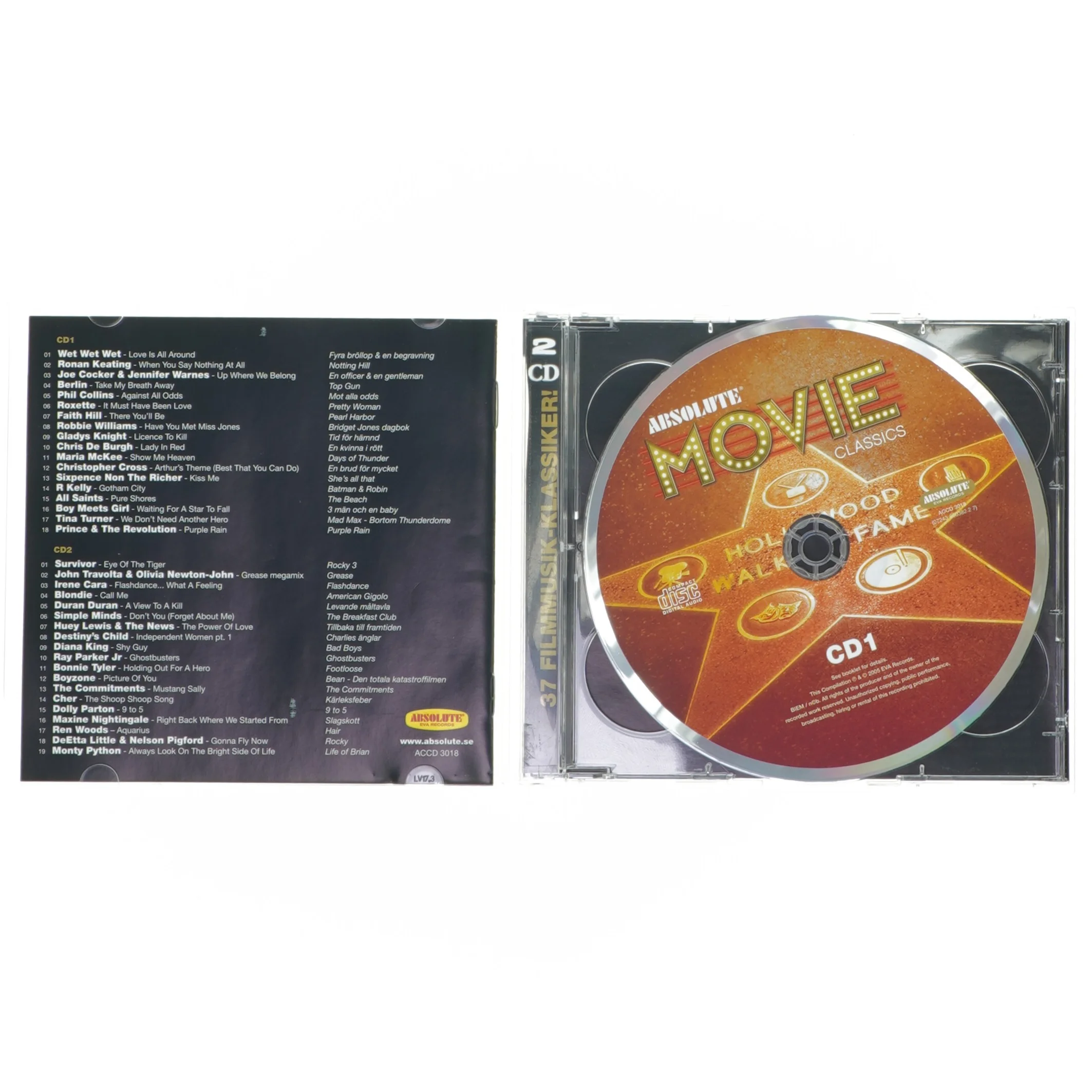 Absolute Movie Classics dobbelt CD fra Absolute