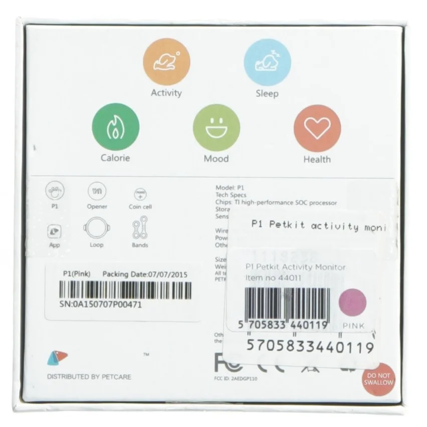 Petkit P1 aktivitetsovervågning til kæledyr fra Petkit