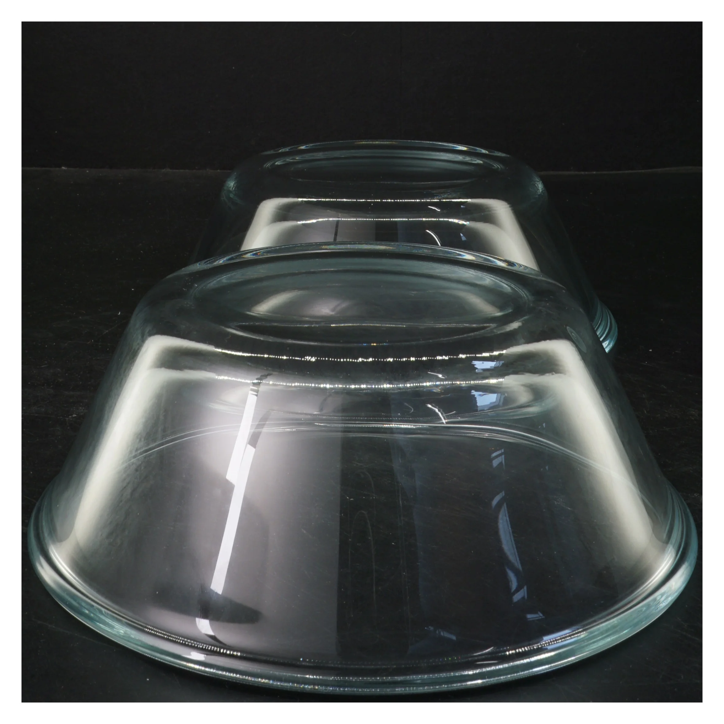 Sæt af to glasskåle (str. 7x20 cm)