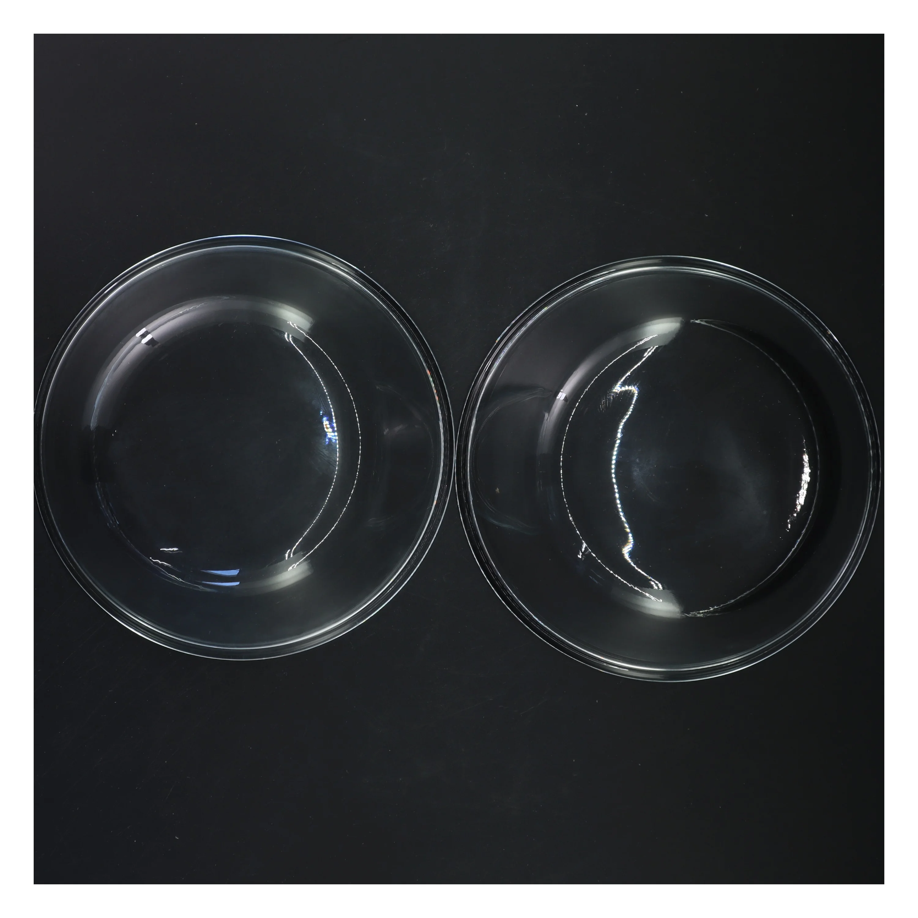 Sæt af to glasskåle (str. 7x20 cm)