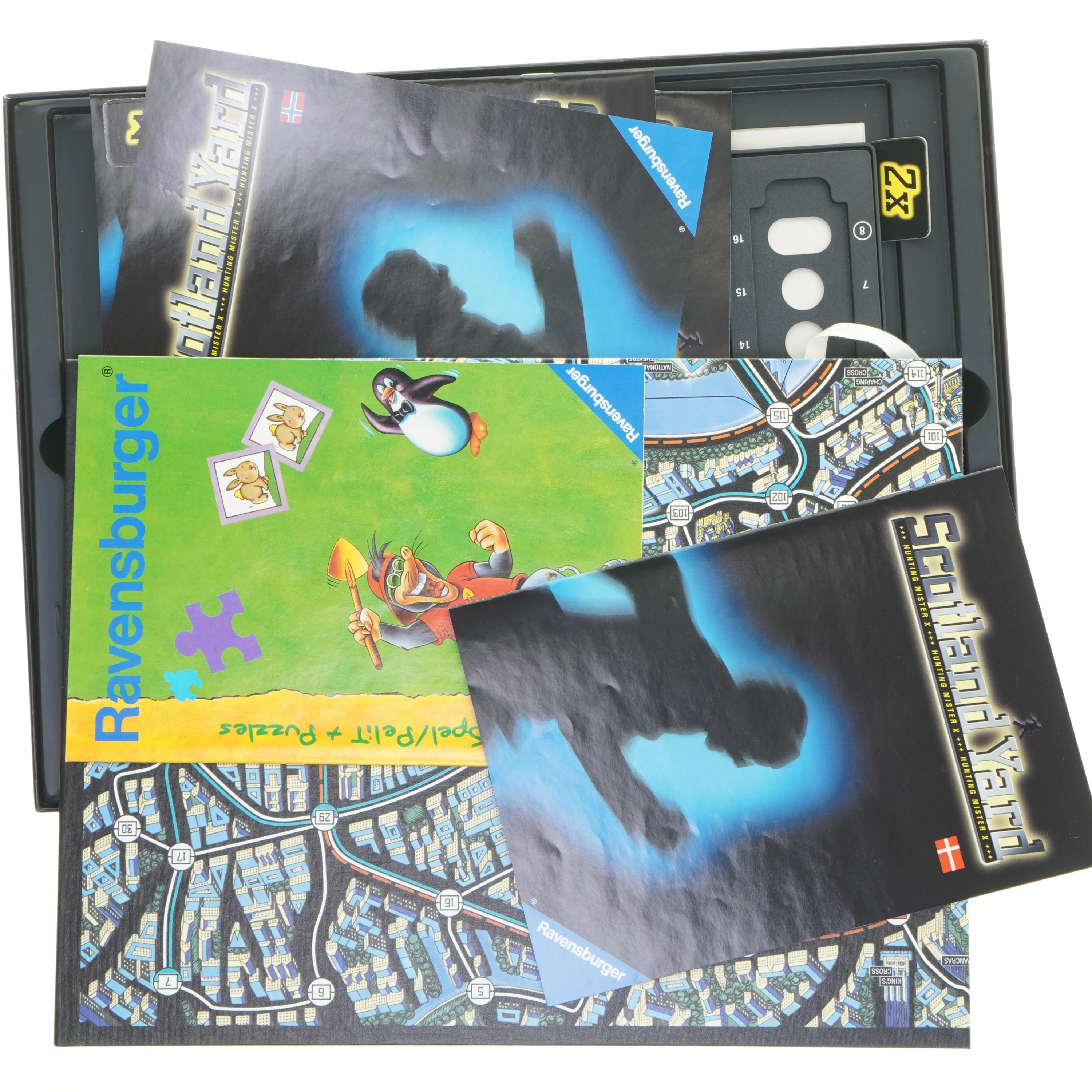 Scotland Yard brætspil fra Ravensburger (str. 37x27 cm)